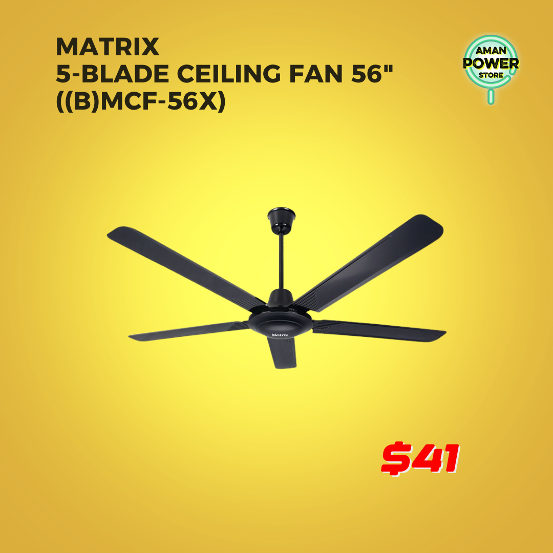 MATRIX 5-BLADE CEILING FAN 56" ((B)MCF-56X)_0