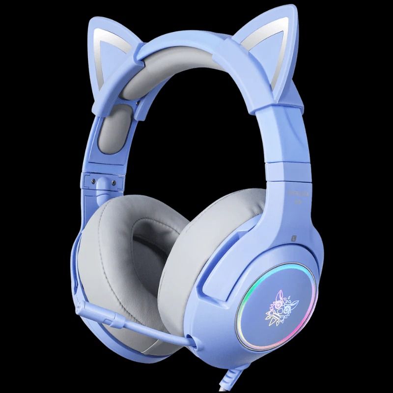 ONIKUMA K9 RGB Stereo Gaming Headset with Cat Ears for PS4, Xbox, PC and Switch_3