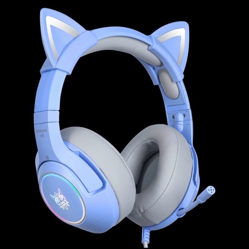 ONIKUMA K9 RGB Stereo Gaming Headset with Cat Ears for PS4, Xbox, PC and Switch_4