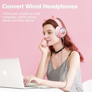 ONIKUMA B5 RGB Cat Ear Bluetooth Wireless Gaming Headset_1