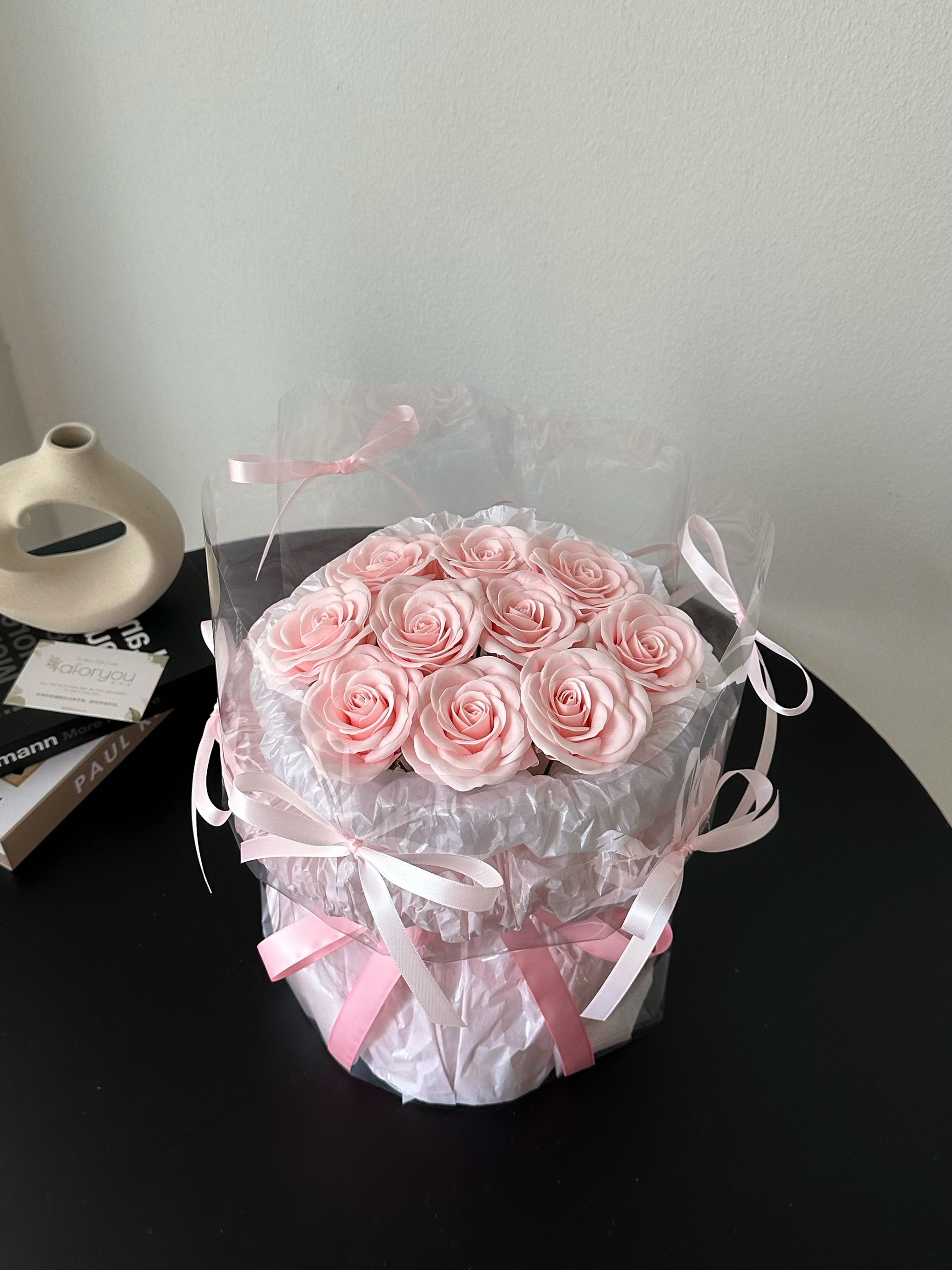 10 Stalk Awakening Soap Rose Bouquet _1