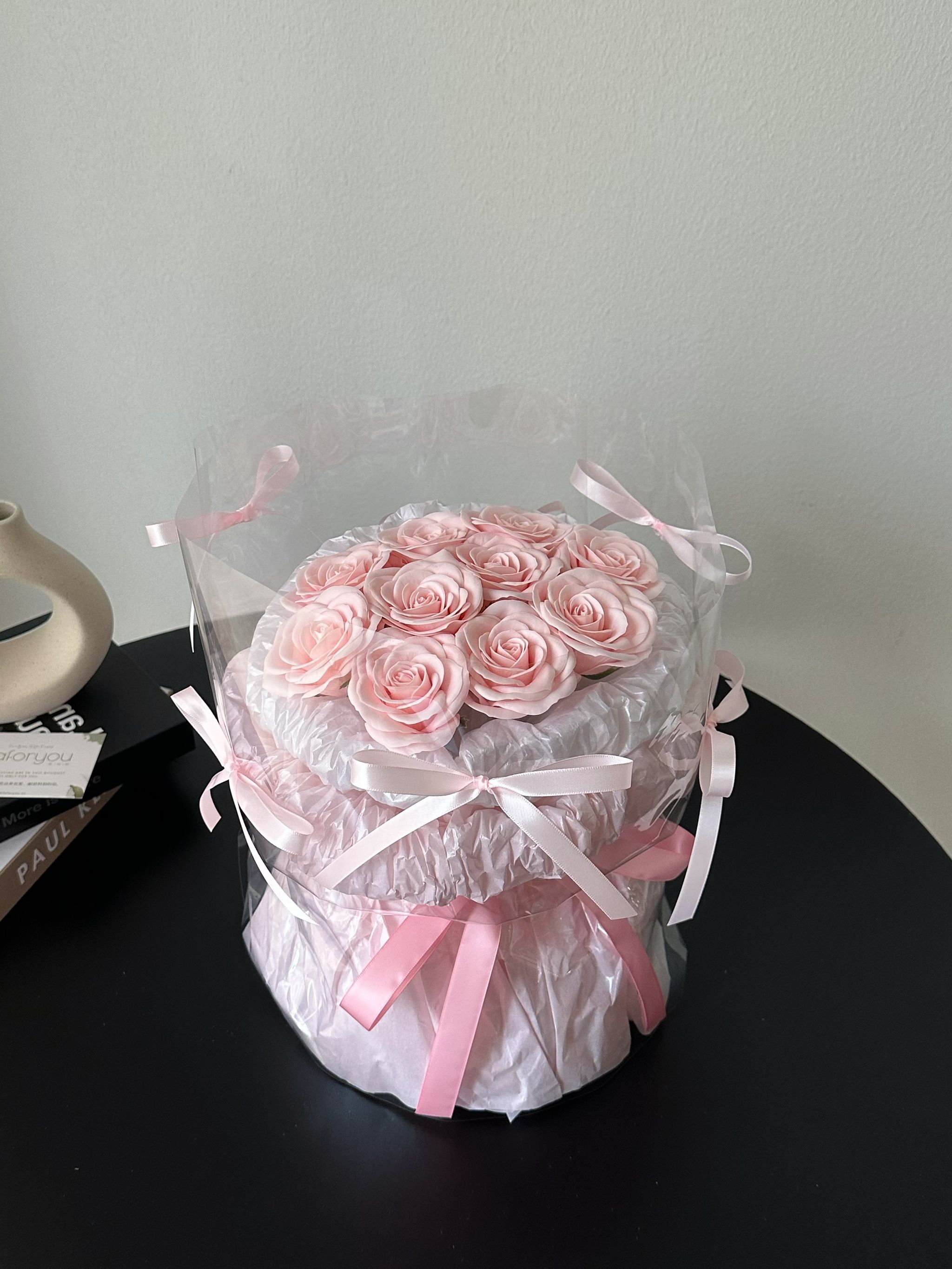 10 Stalk Awakening Soap Rose Bouquet _0