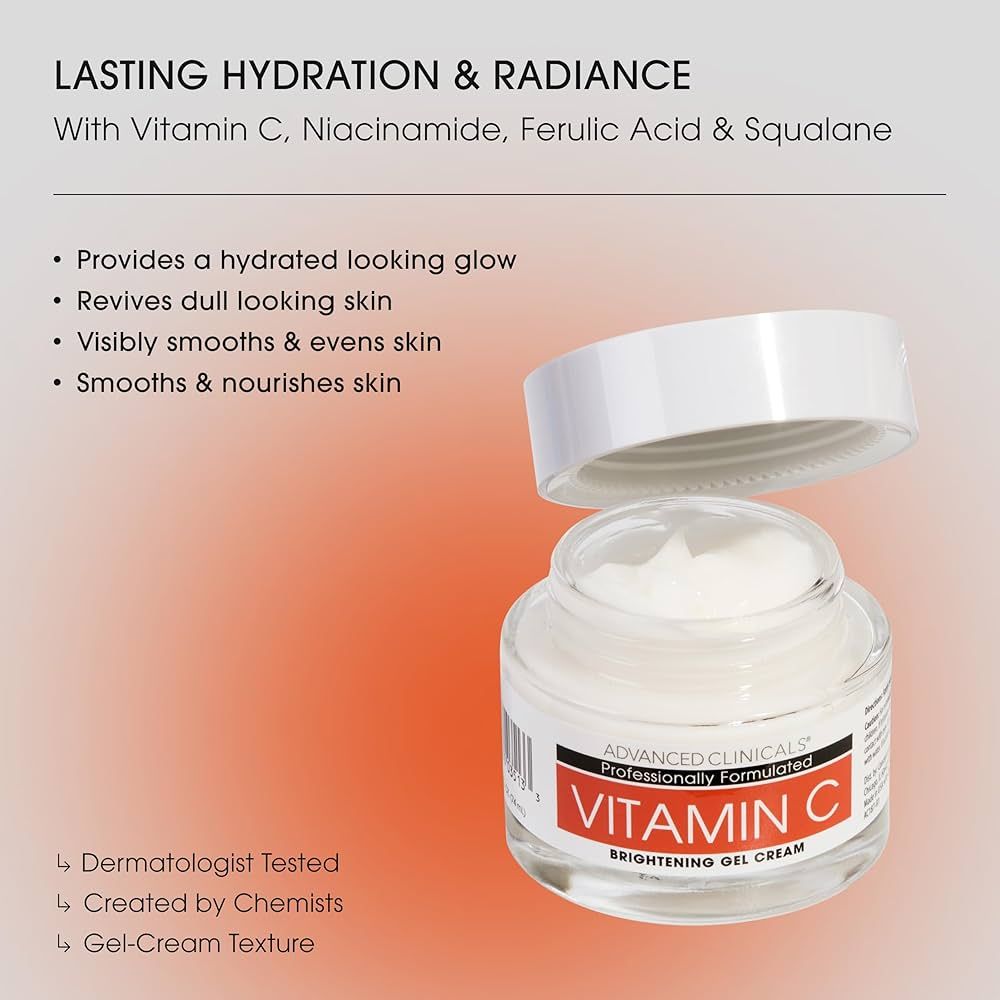 Advanced Clinicals Vitamin C Face Gel-Cream_1