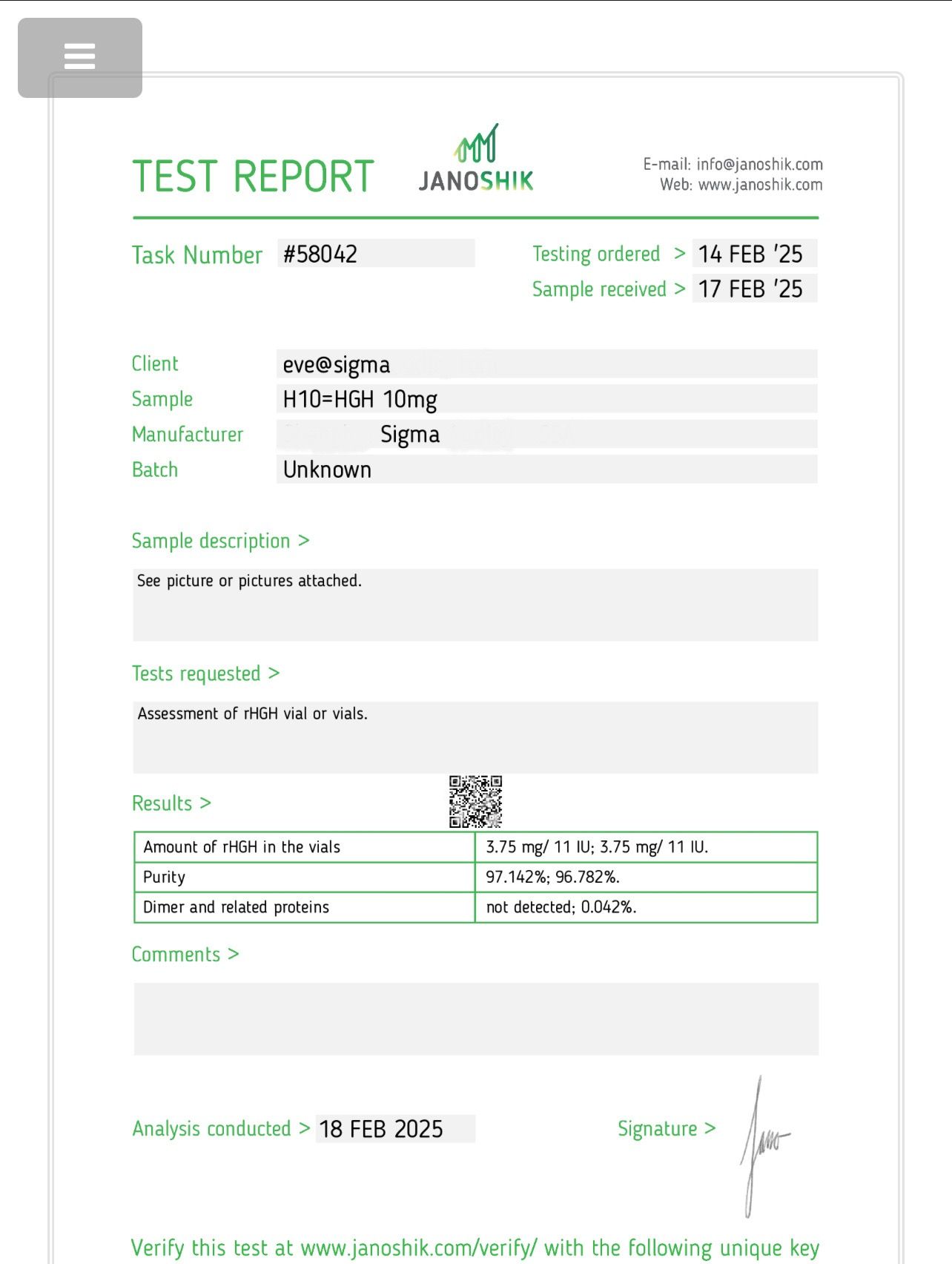 GH 191AA (Somatropin) kits (3 vials)_0