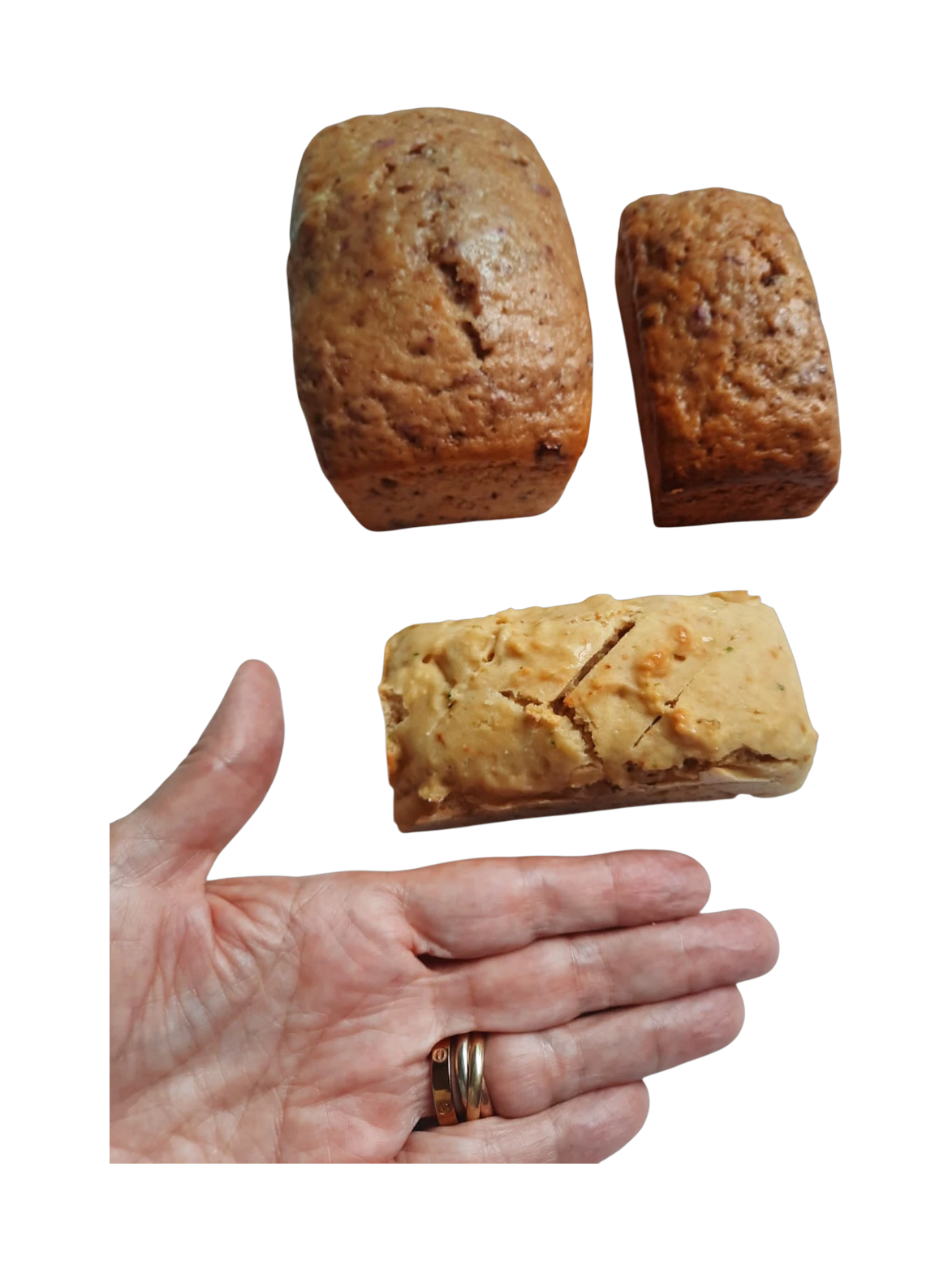 Chia / Maca / Cacao Nibs Large Loaf / Pan Grande de Chía, Maca y Nibs de Cacao (5½" × 3")_1
