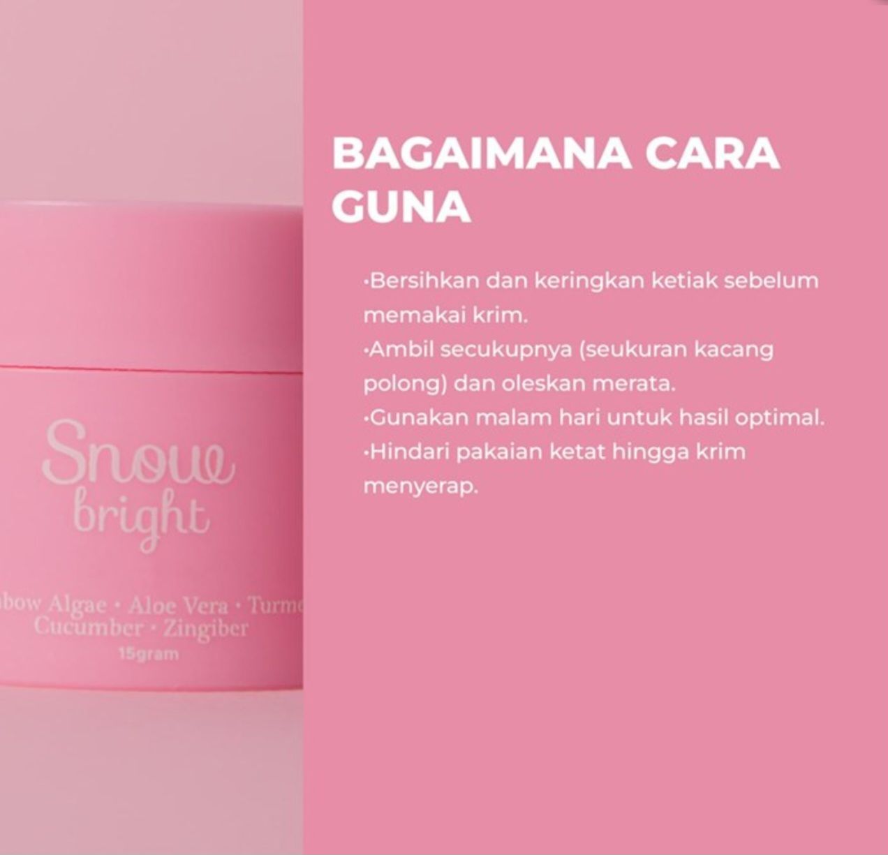 🇸🇬✨️ DHERBS SNOW BRIGHT UNDERARM WHITENING CREAM_2