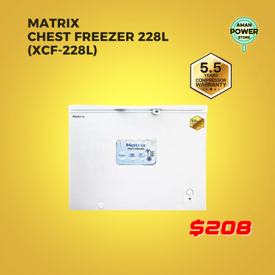 MATRIX CHEST FREEZER 228L (XCF-228L)_0