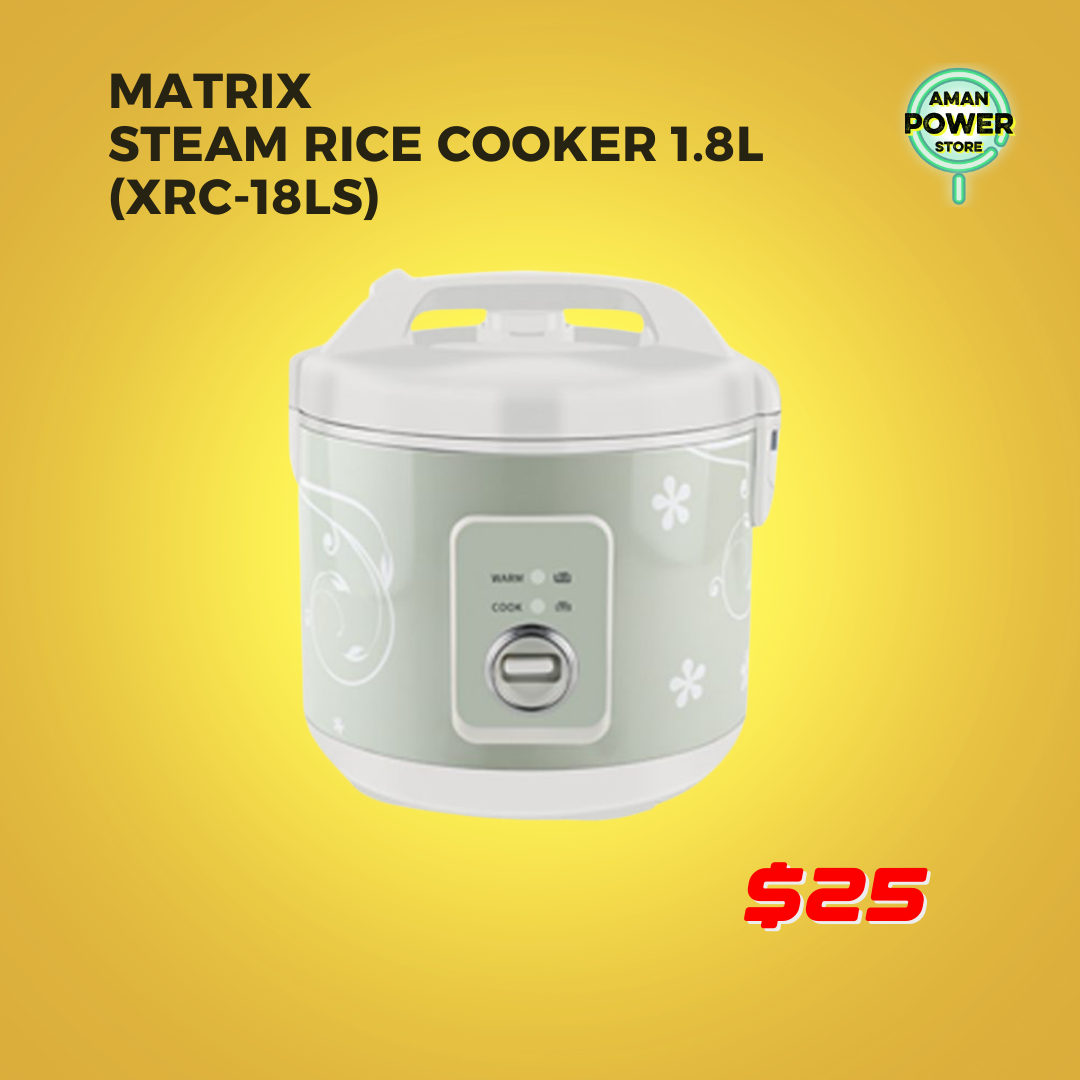 MATRIX STEAM RICE COOKER 1.8L (XRC-18LS)_0