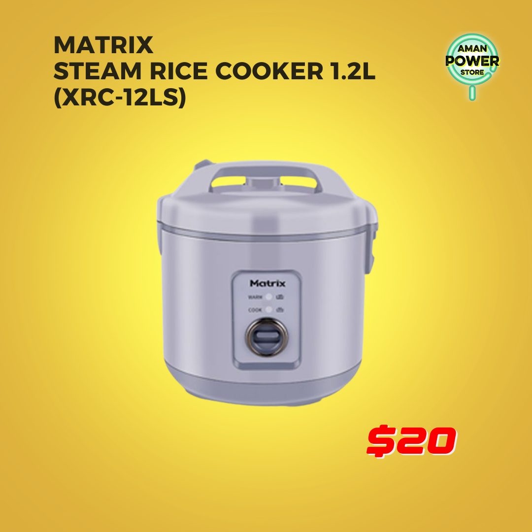 MATRIX STEAM RICE COOKER 1.2L (XRC-12LS)_0