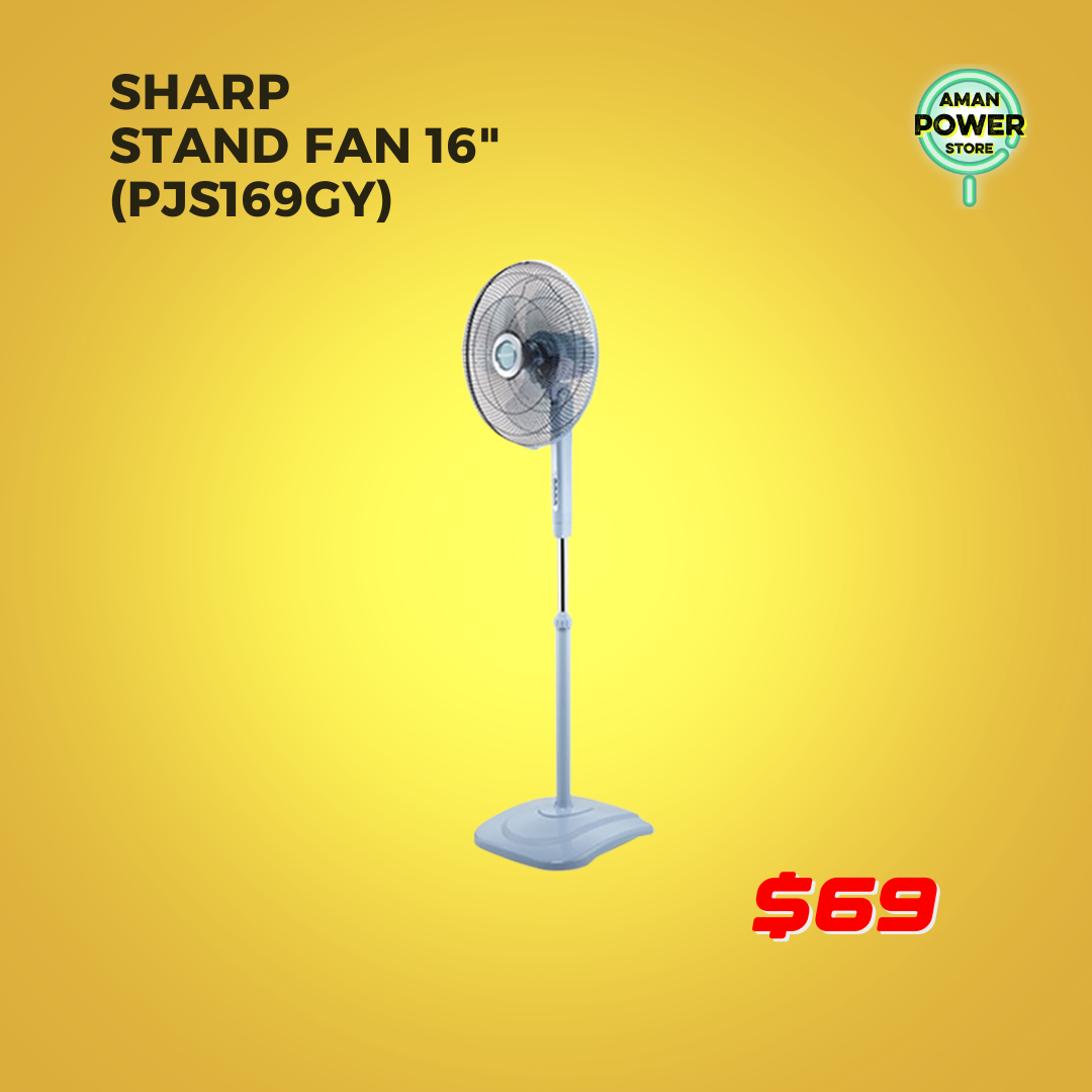 SHARP STAND FAN 16" (PJS169GY)_0