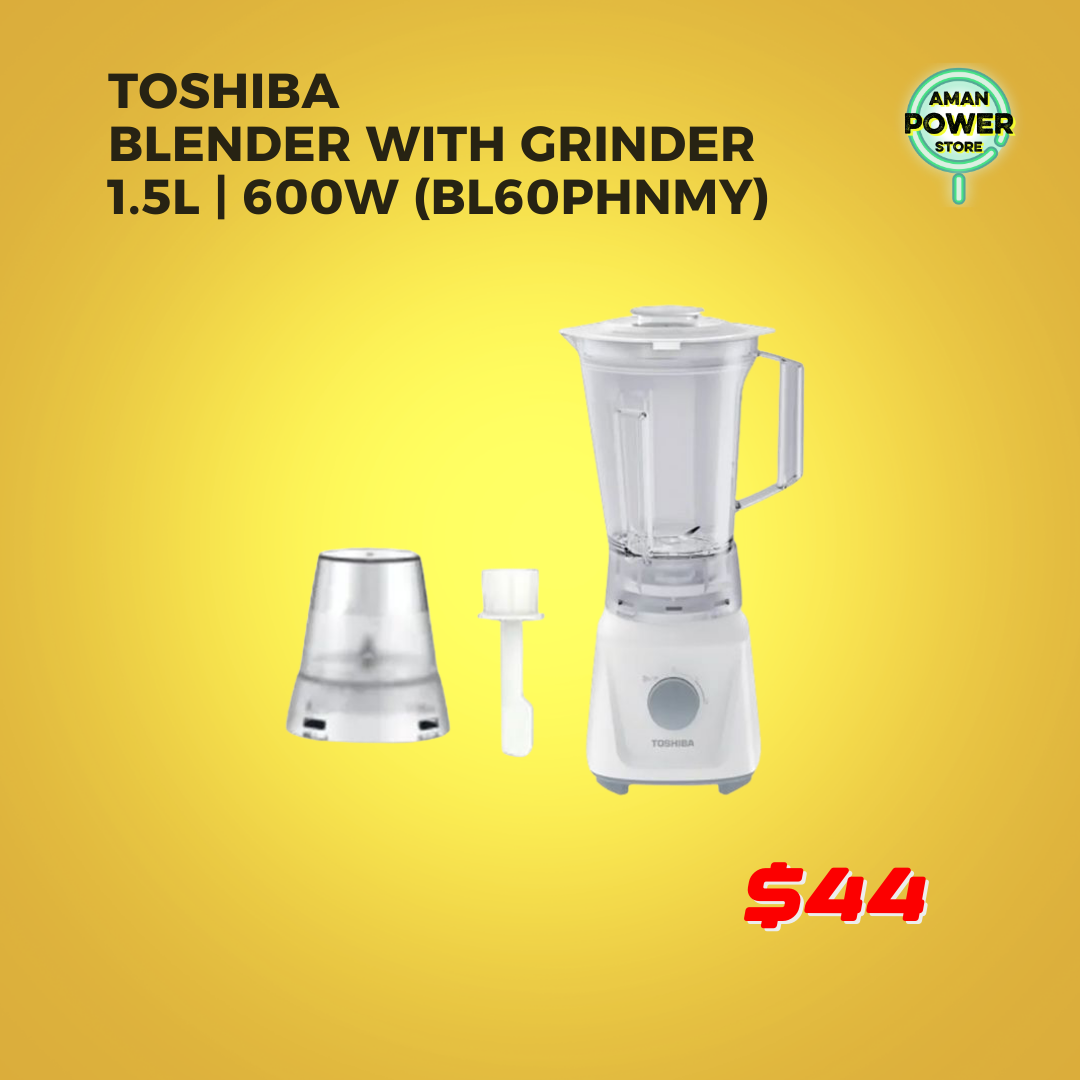 TOSHIBA BLENDER WITH GRINDER 1.5L | 600W (BL60PHNMY)_0