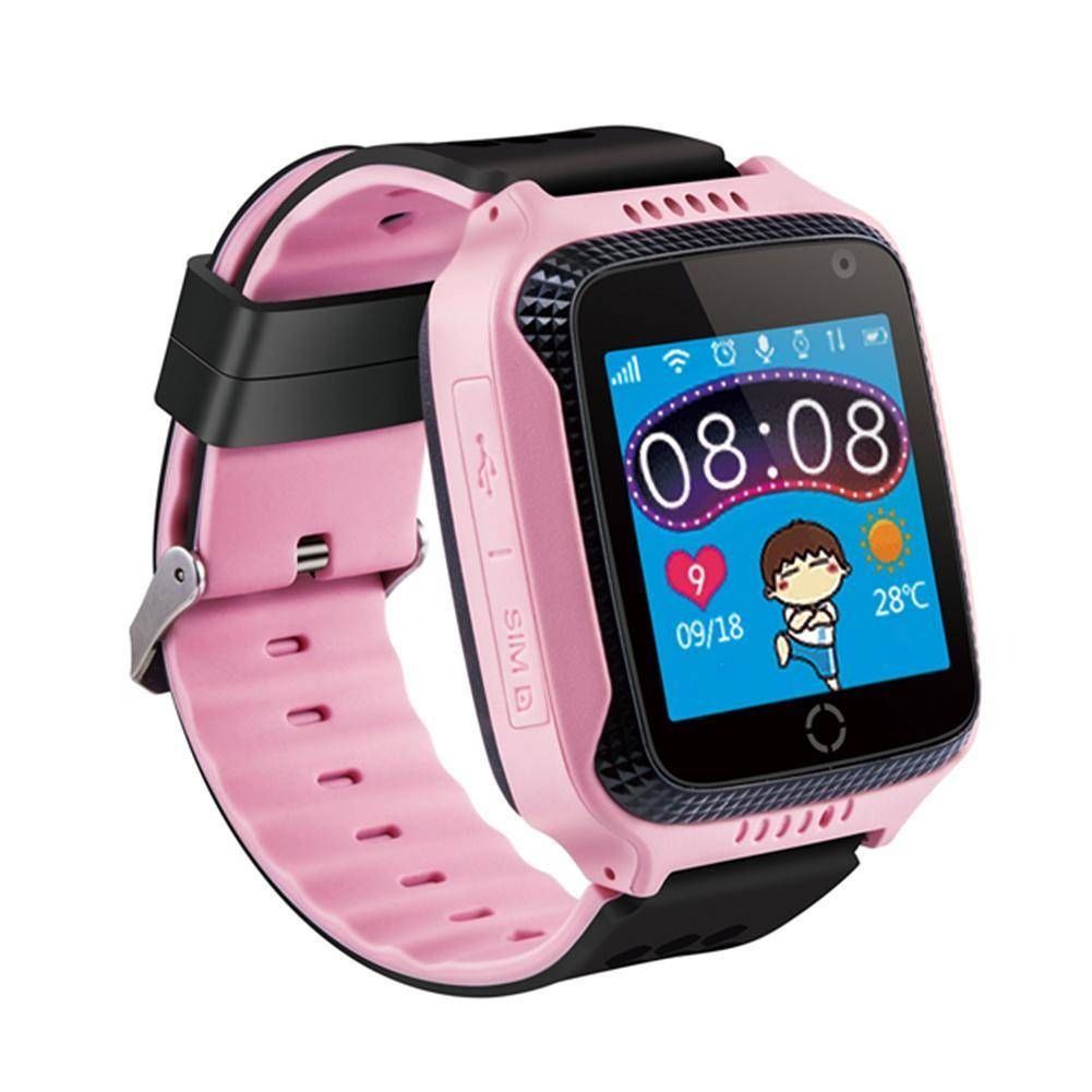 Q528 Kids GPS Smart Watch With Touch Screen - Pink_0