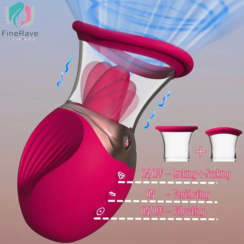 3 in 1 Tongue Licking, Sucking Vibrator_3