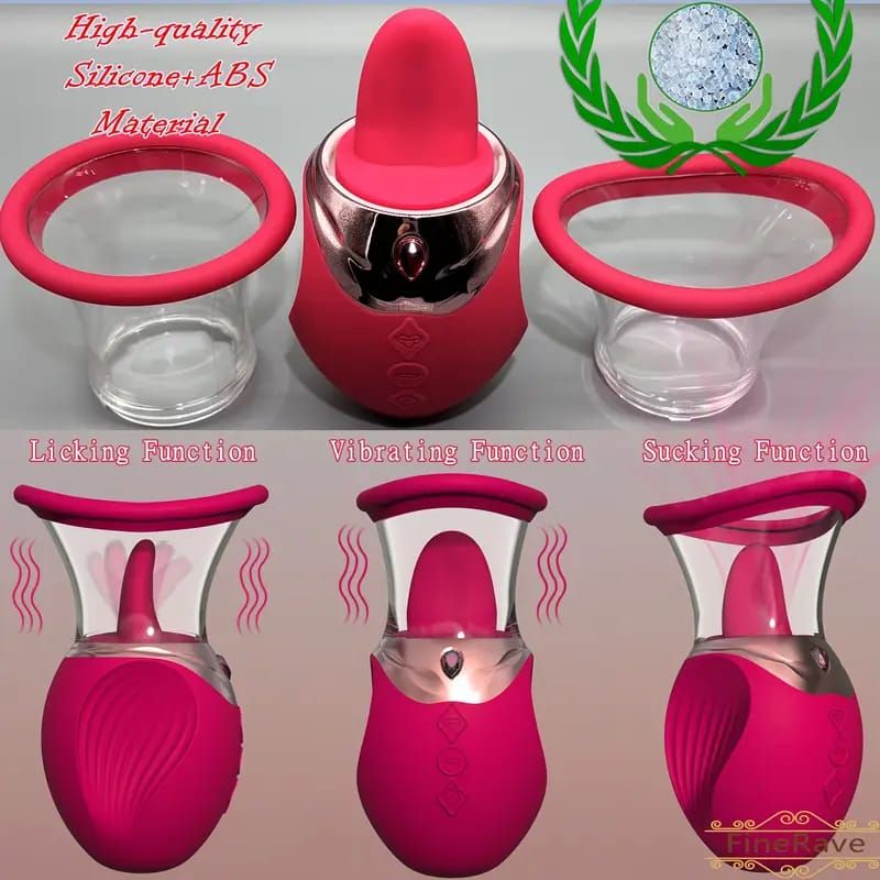 3 in 1 Tongue Licking, Sucking Vibrator_5
