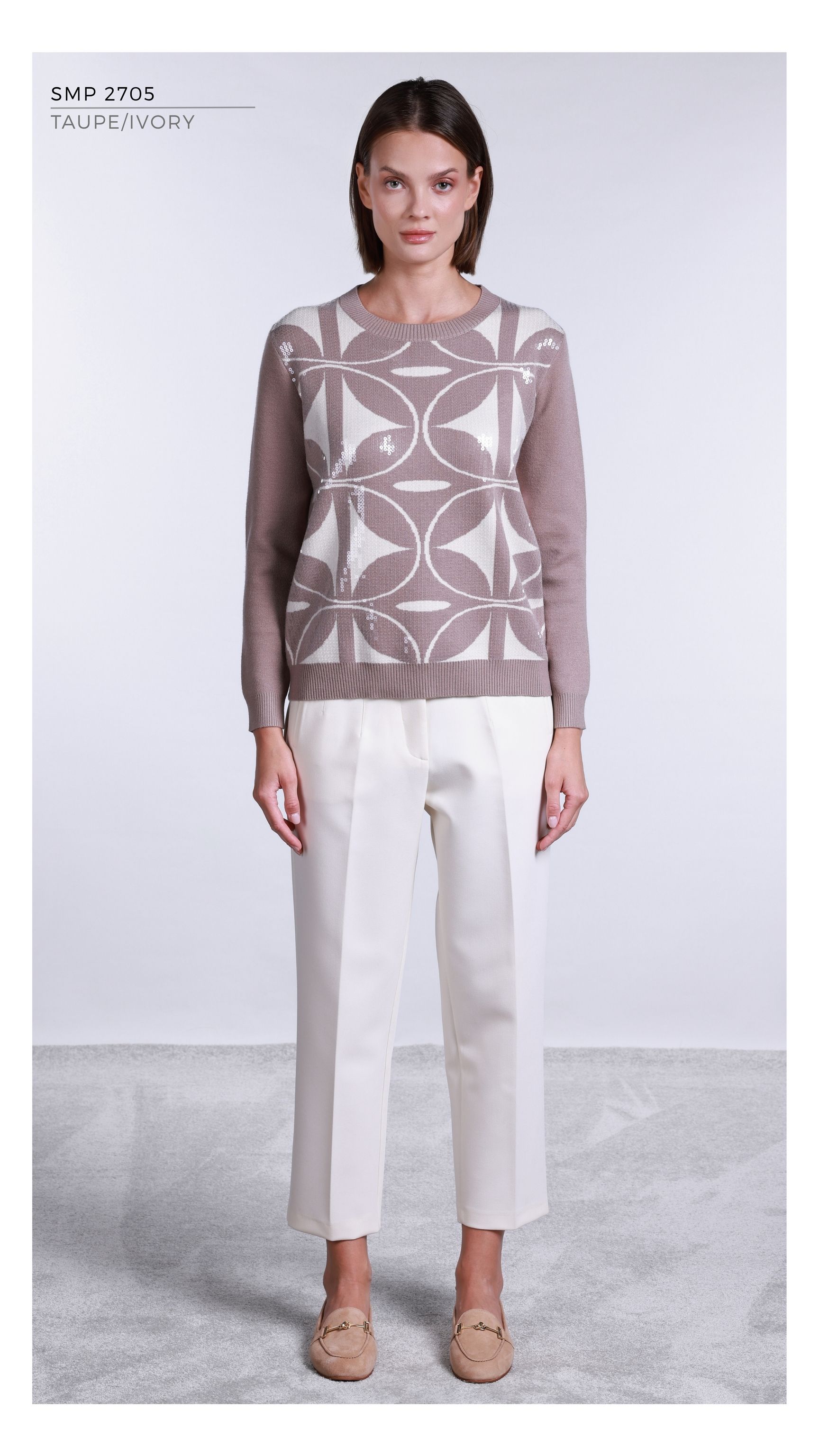 SMP2705 - TAUPE/IVORY_0