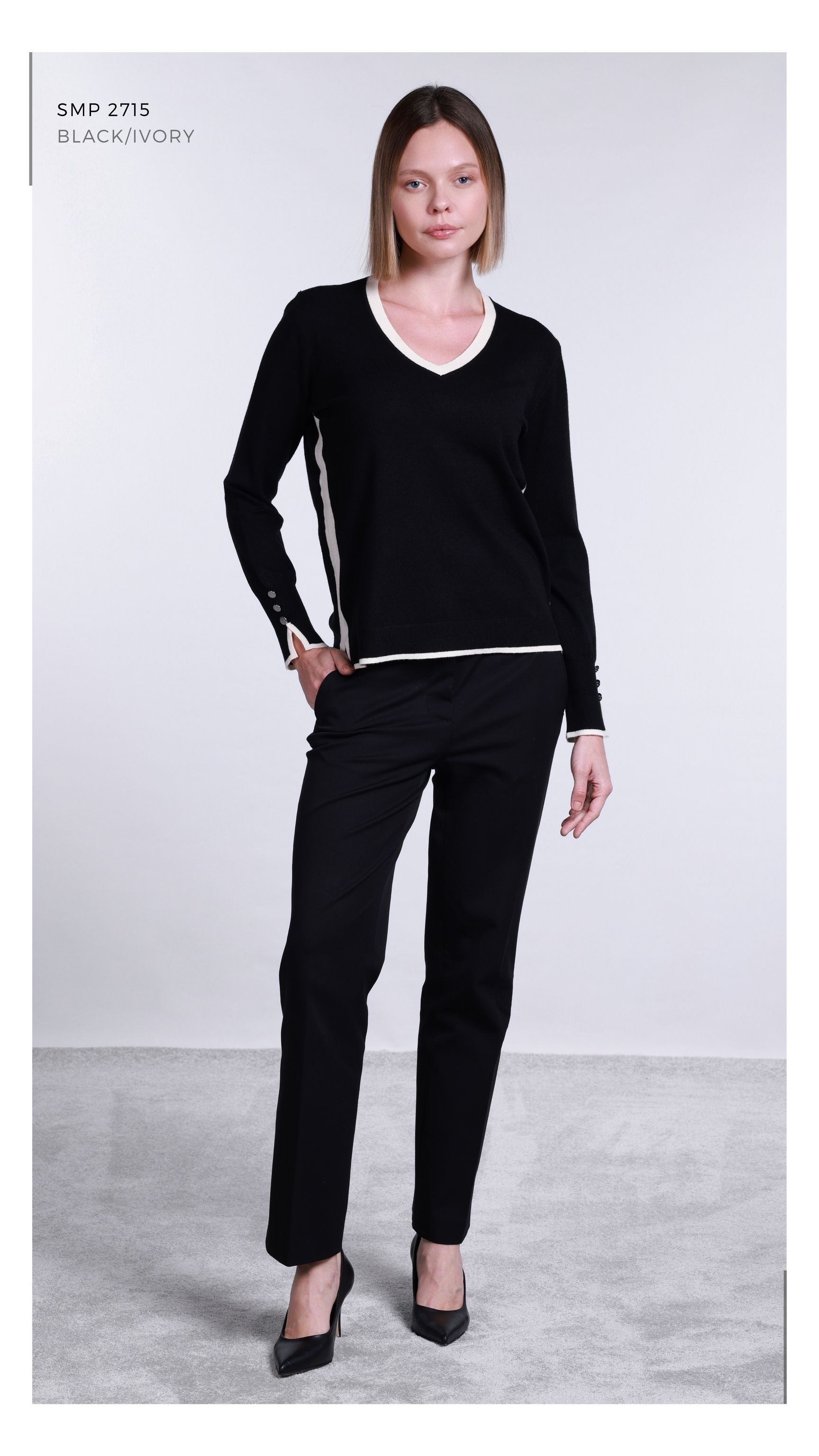 SMP2715 - BLACK/IVORY_1