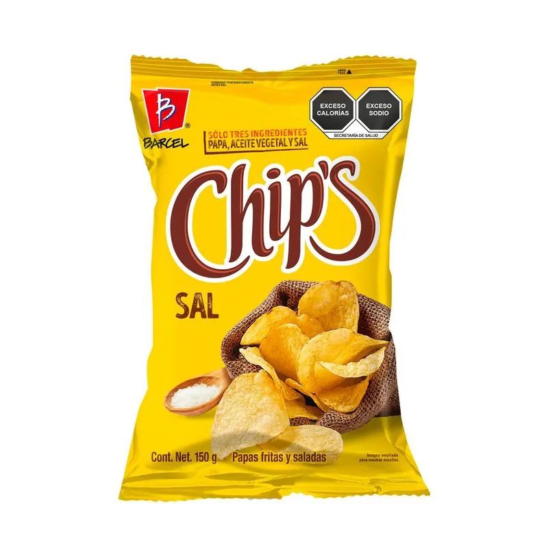 Chips Sal Barcel 150 Gr._0