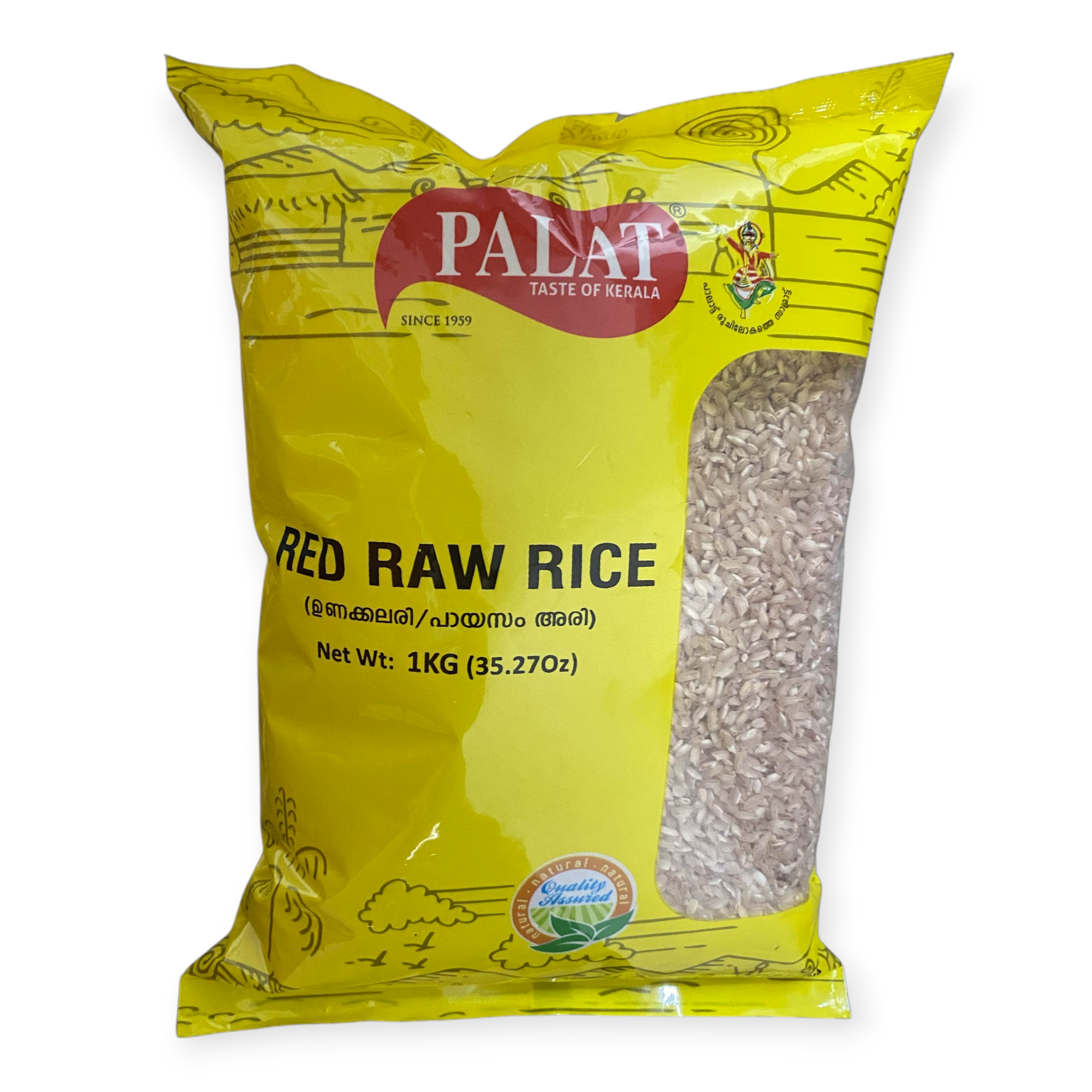 Palate Red Raw Rice 1KG_0