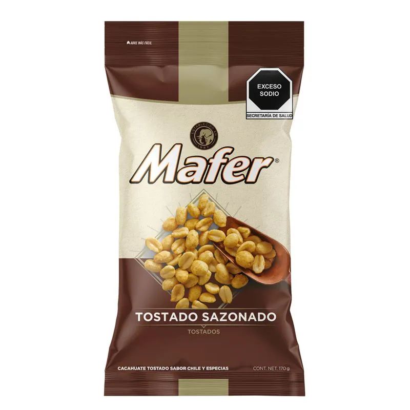 Cacahuate Sazonado Tostado Mafer 180 Gr._0