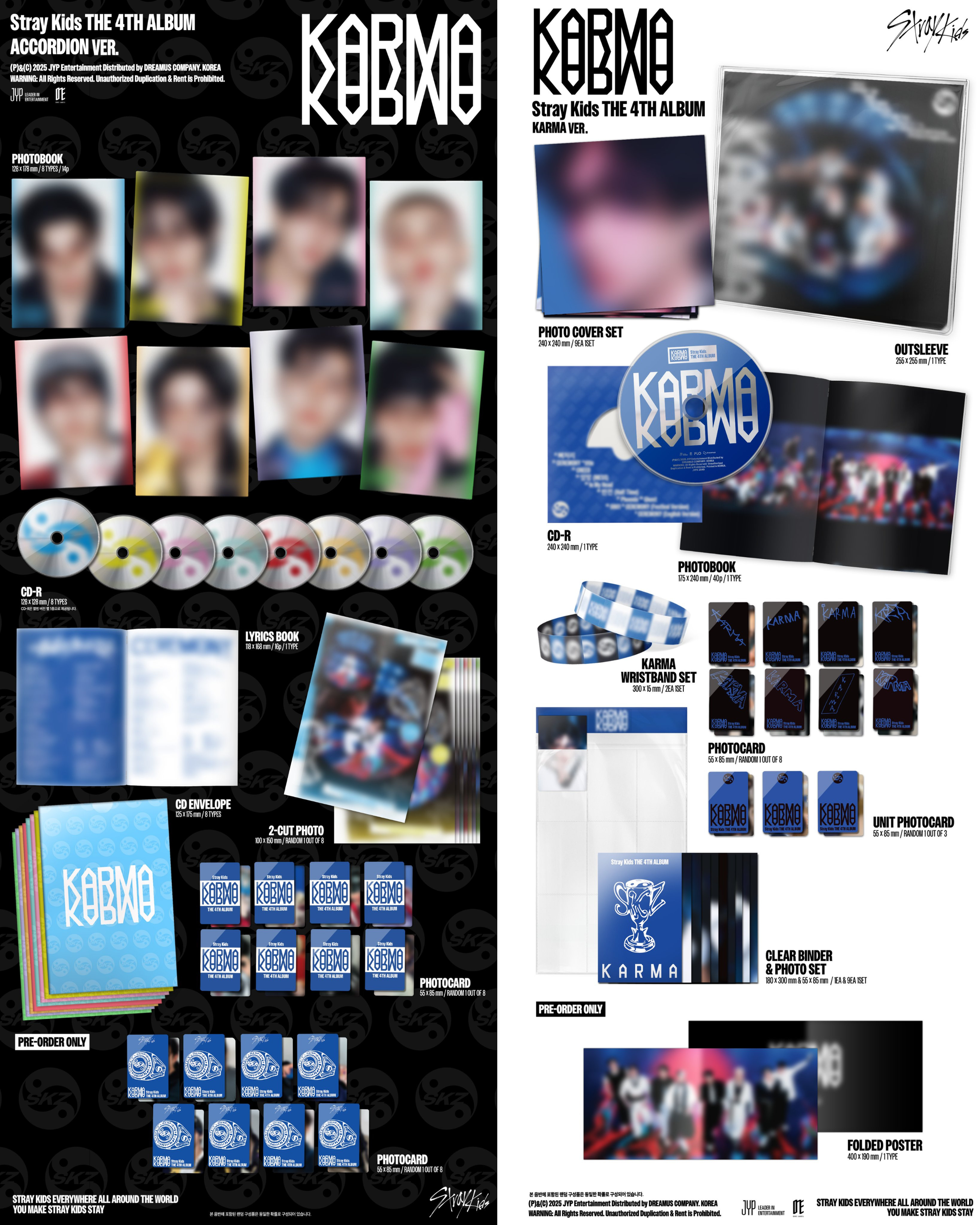 (Sealed Album, NO POB) Stray Kids The 4th Album KARMA_0