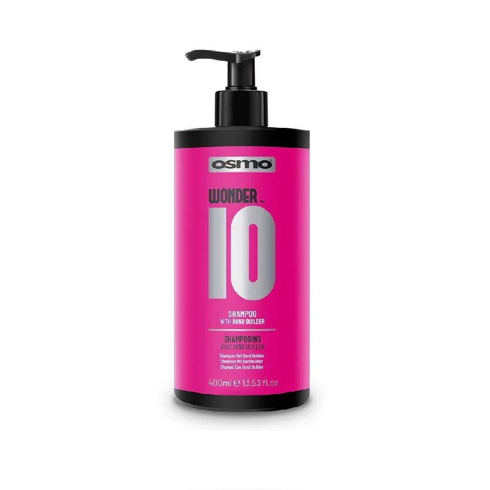 OSMO WONDER 10 BOND BUILDER SHAMPOO - 400ML | اوزمو شامبو مخصص للشعر قليل البروتين ومصمم لتغذية الشعر ولمعالجة التلف والتقصف - 400 مل_0