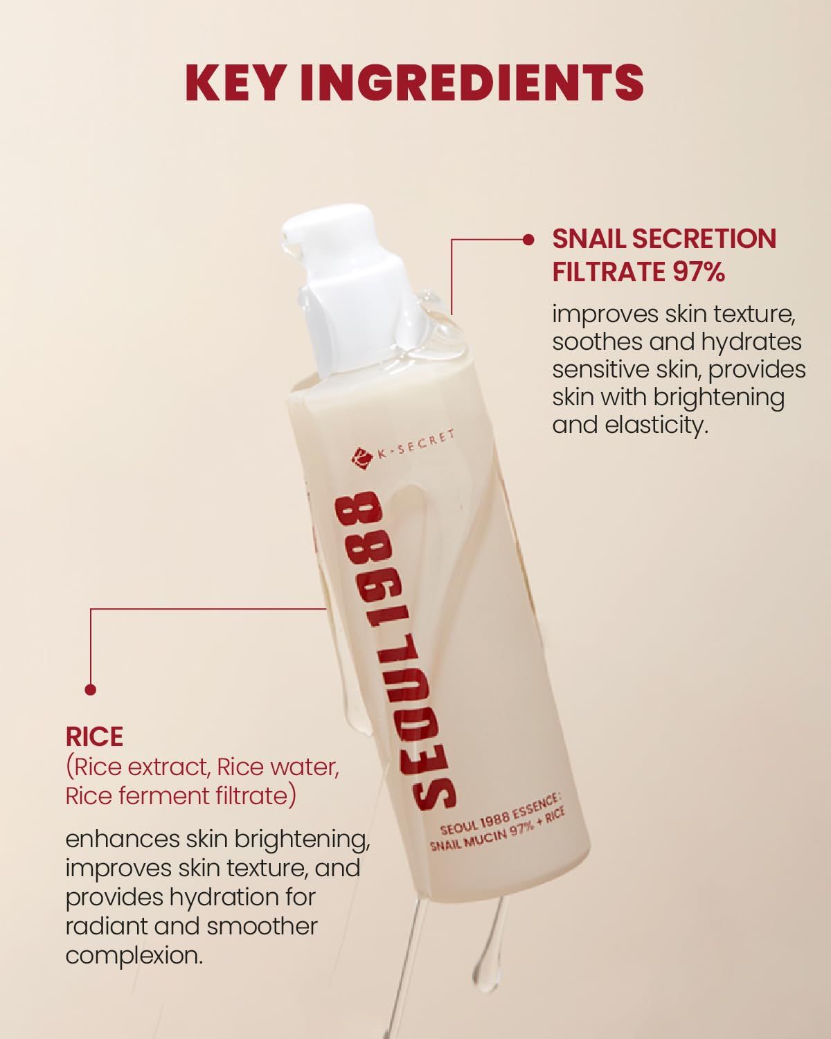 SEOUL 1988 Essence : Snail Mucin 97% + Rice_2