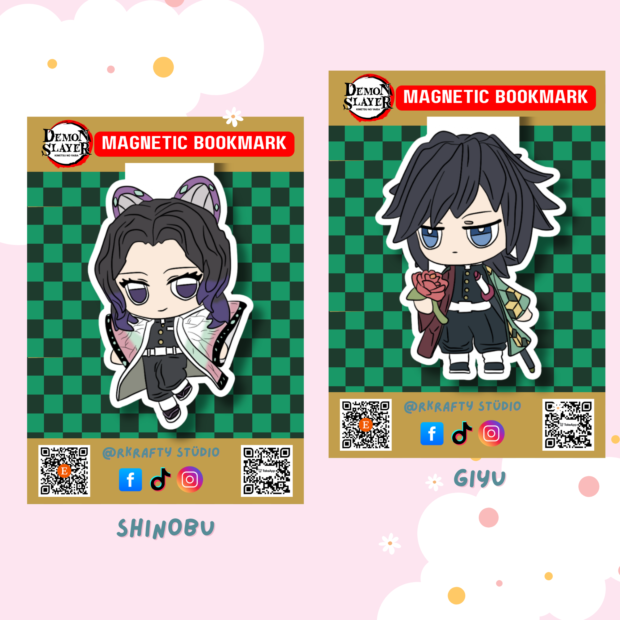 DEMON SLAYER MAGNETIC BOOKMARK POP MART STYLE_4