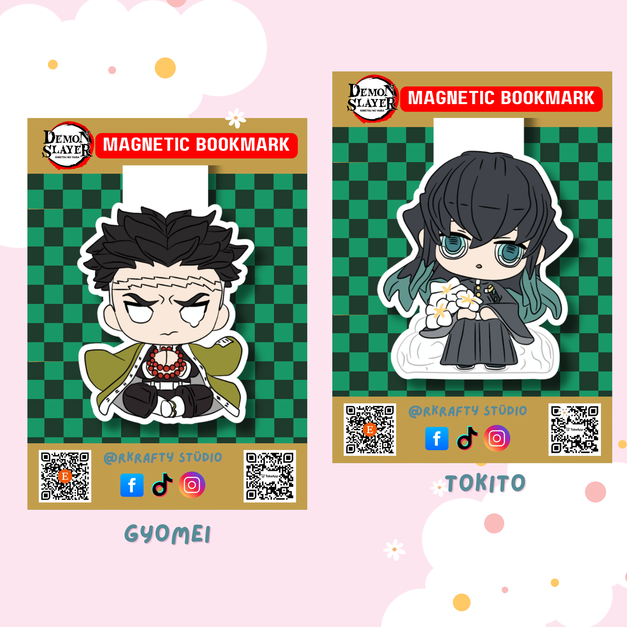 DEMON SLAYER MAGNETIC BOOKMARK POP MART STYLE_3