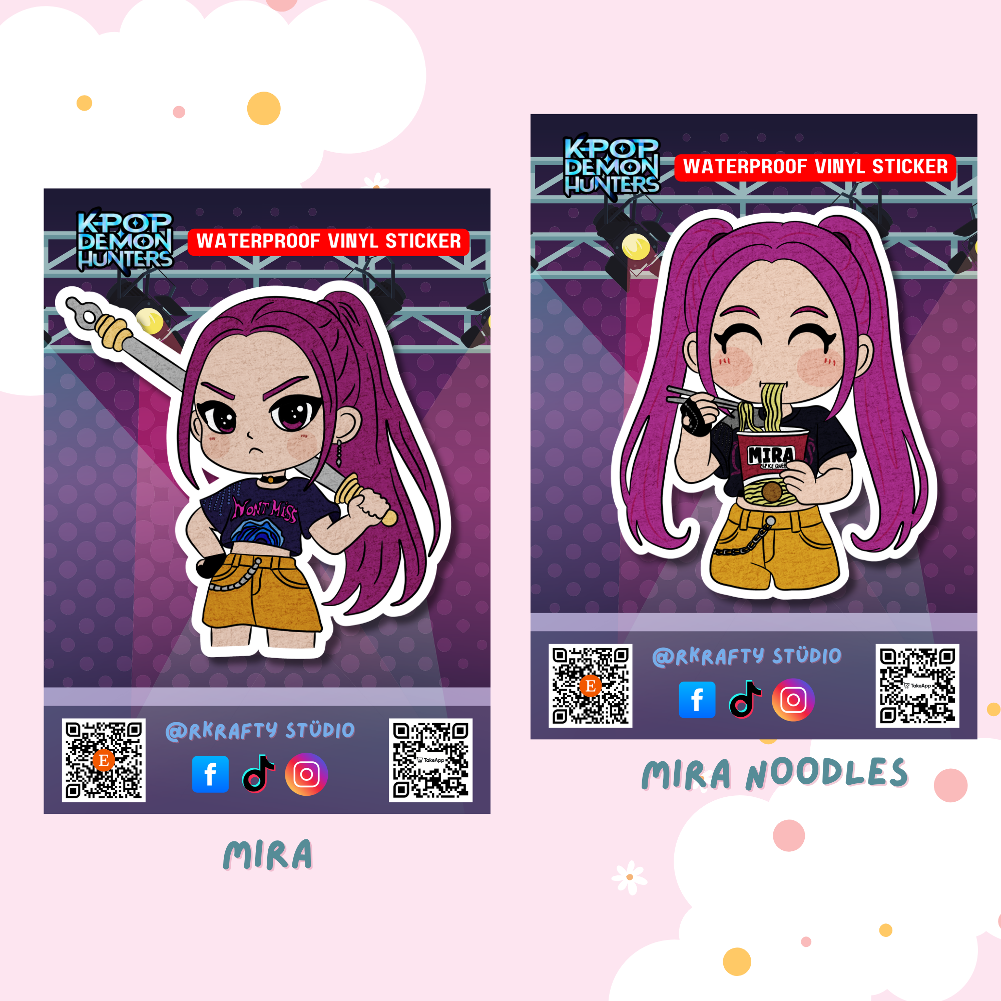 KPOP DEMON HUNTERS INDIVIDUAL STICKERS_1
