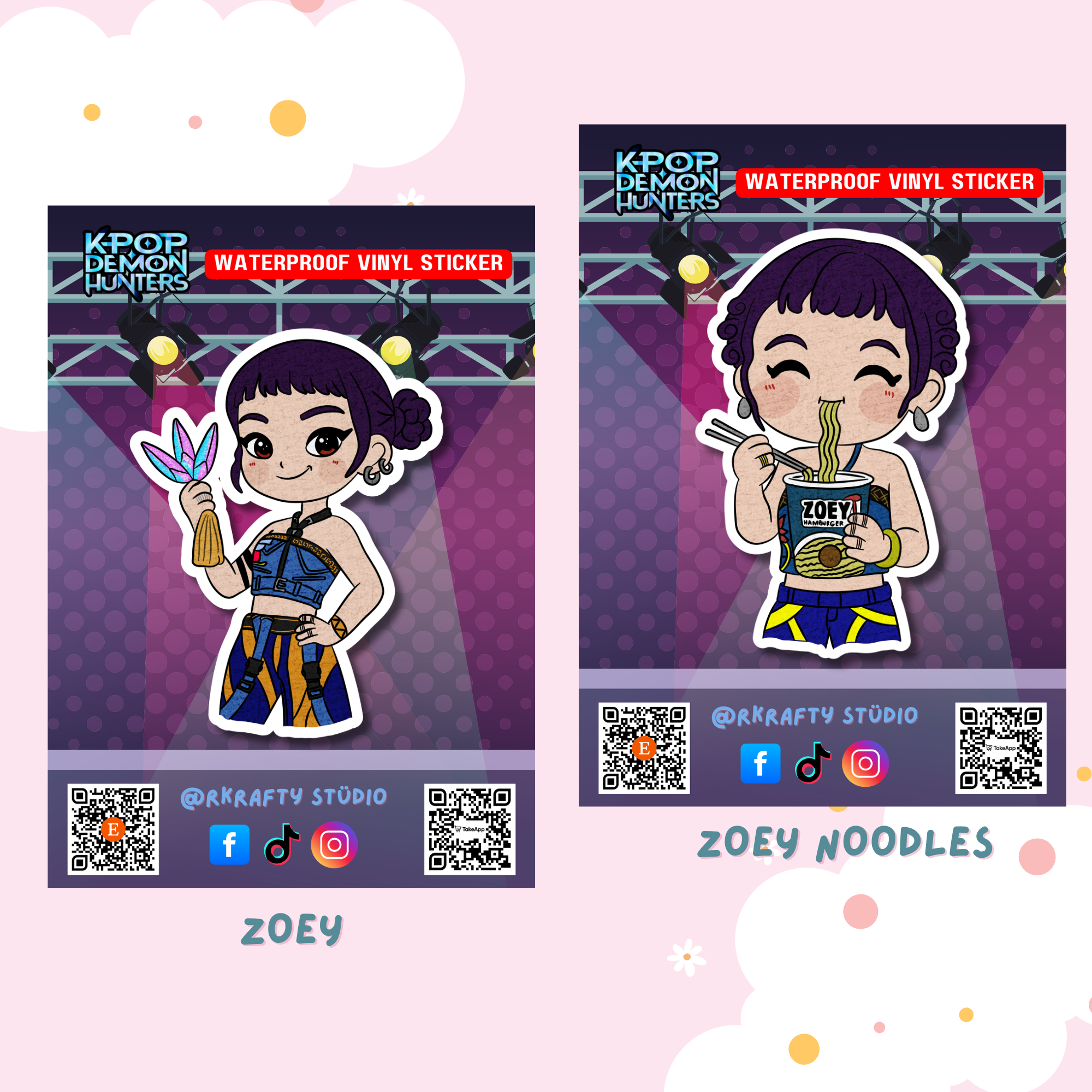 KPOP DEMON HUNTERS INDIVIDUAL STICKERS_2