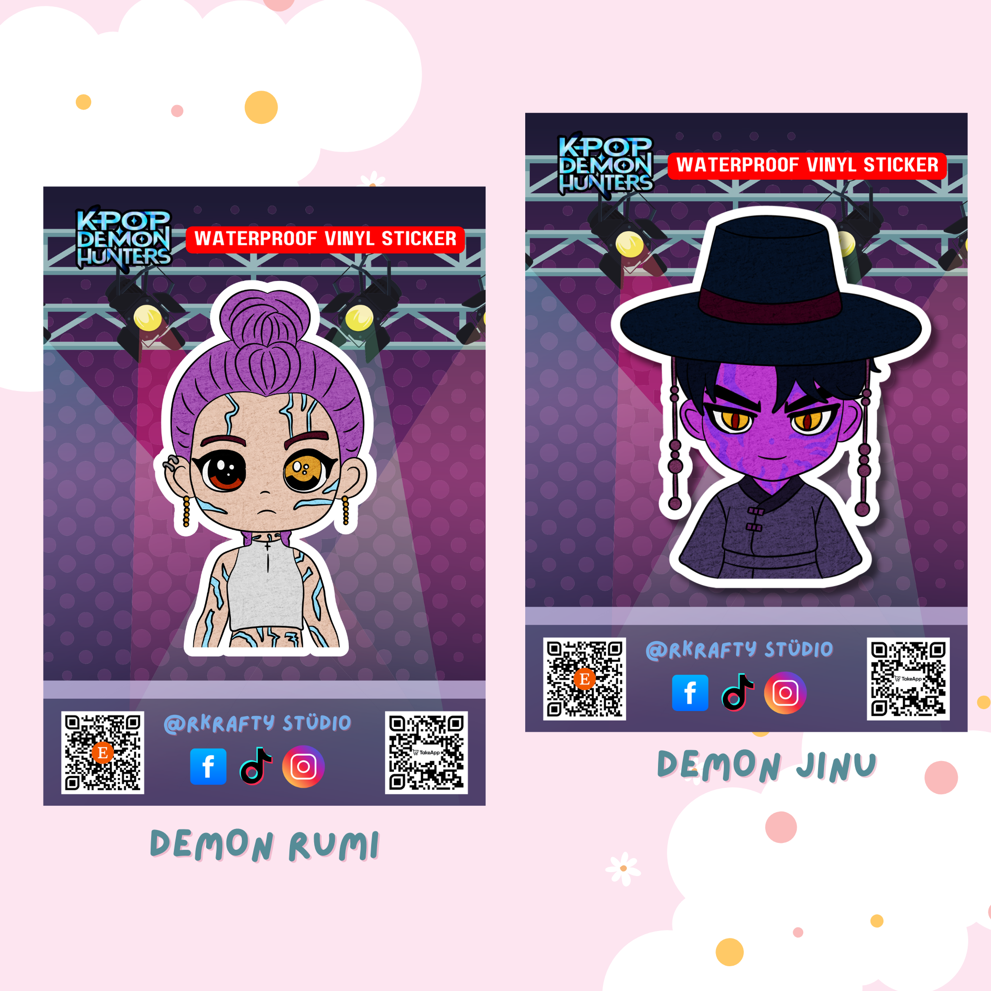 KPOP DEMON HUNTERS INDIVIDUAL STICKERS_3