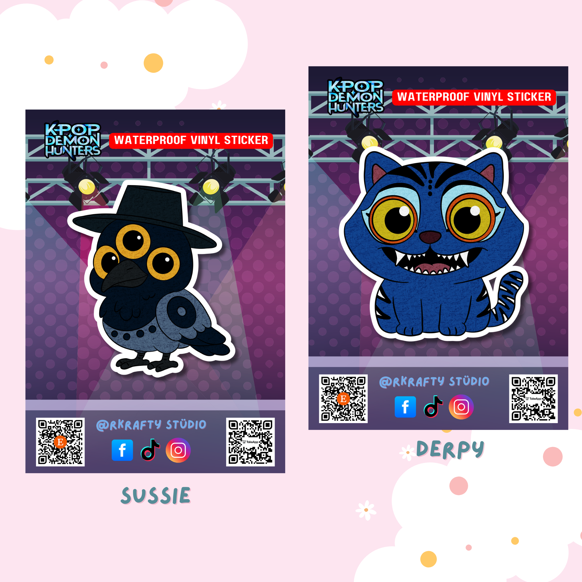 KPOP DEMON HUNTERS INDIVIDUAL STICKERS_4