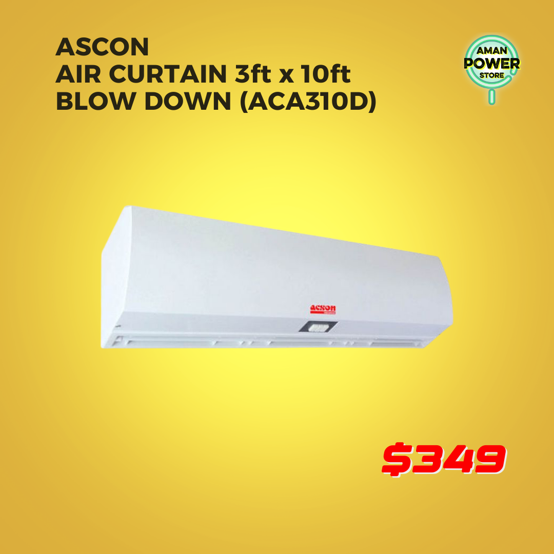 ASCON AIR CURTAIN 3ft x 10ft BLOW DOWN (ACA310D)_0