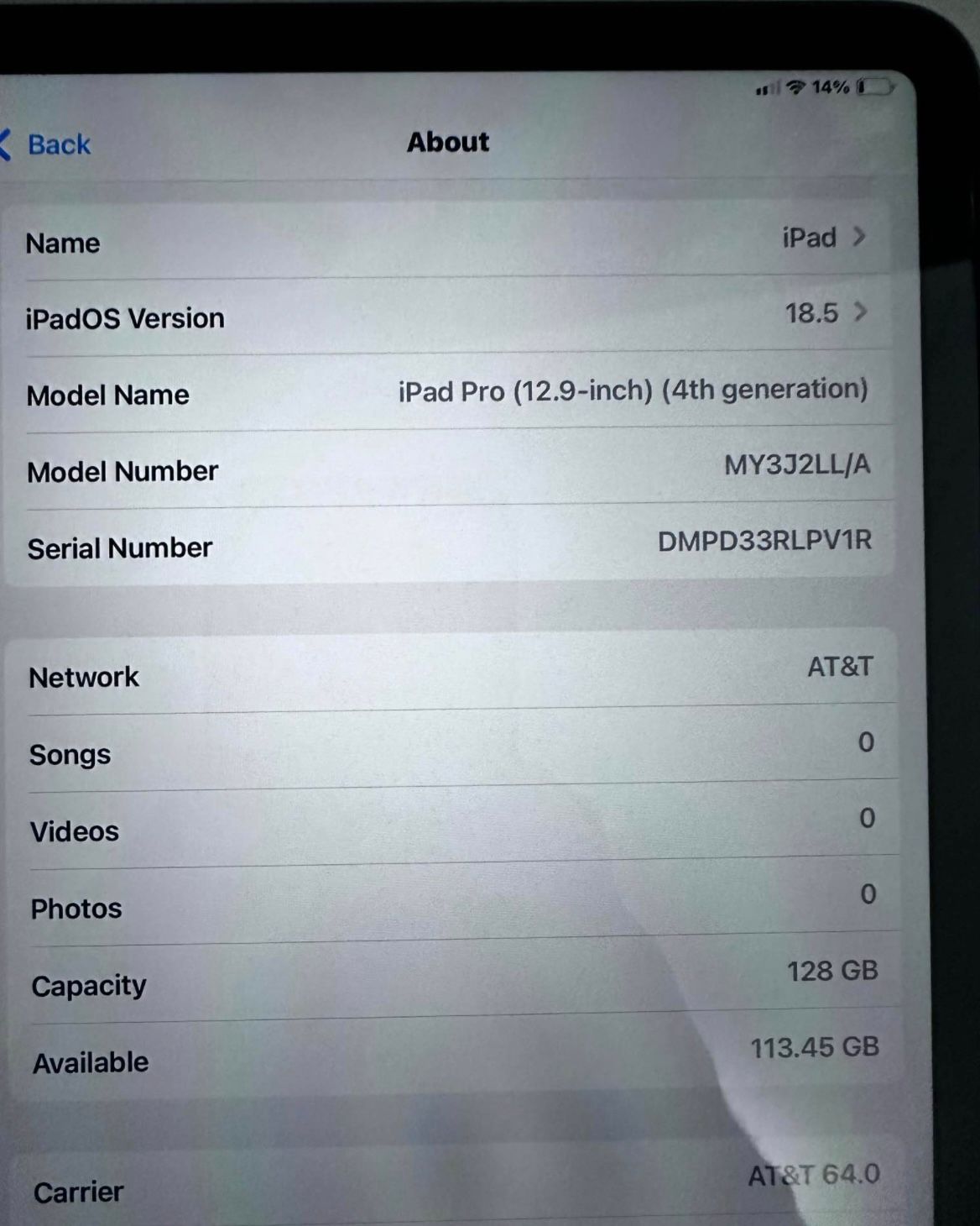 iPad Pro 12.9” (4ème Génération) – 128 Go – Wi-Fi + Cellular 🚀_3