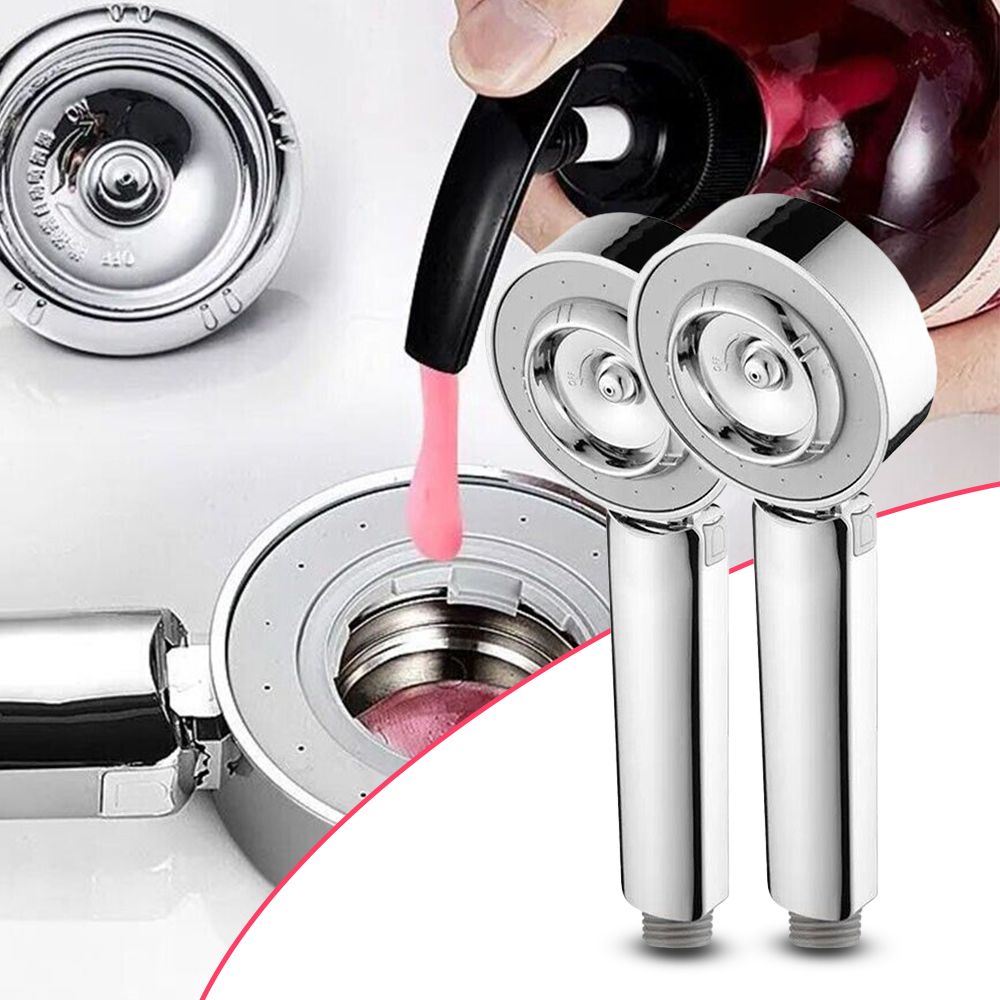 Water Shower Head Multifunctional 3 setting Modes -عرض 2 دش ماء مزدوج متعدد الوظائف_1