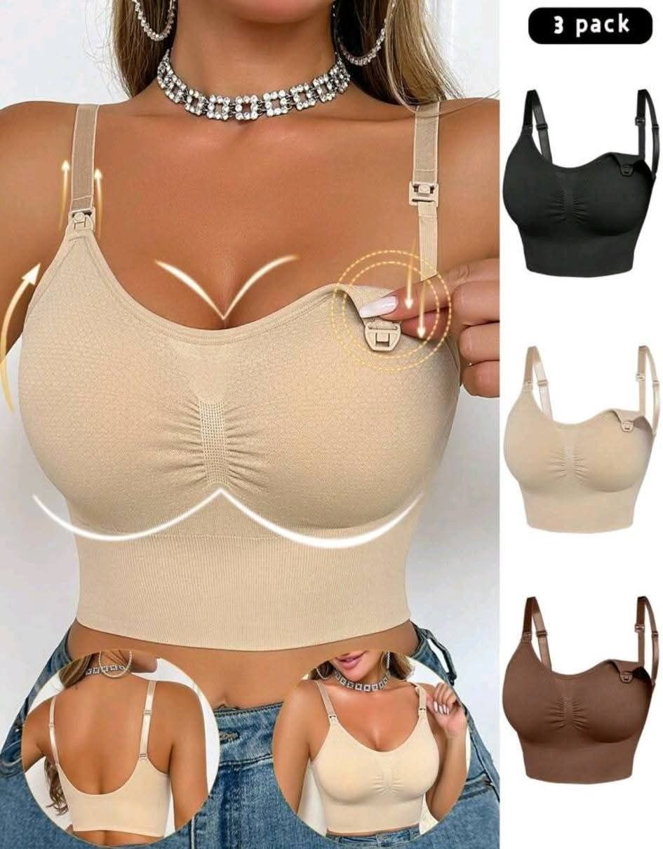 Ladies 3 Piece Nursing Bra's_2