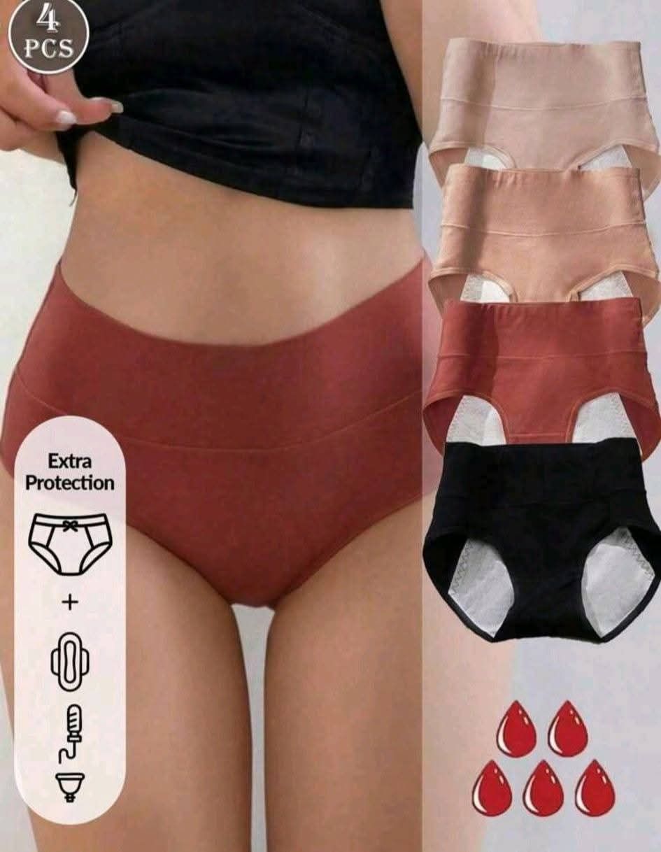 Ladies 4 Piece Leak-Proof  Underwear_5