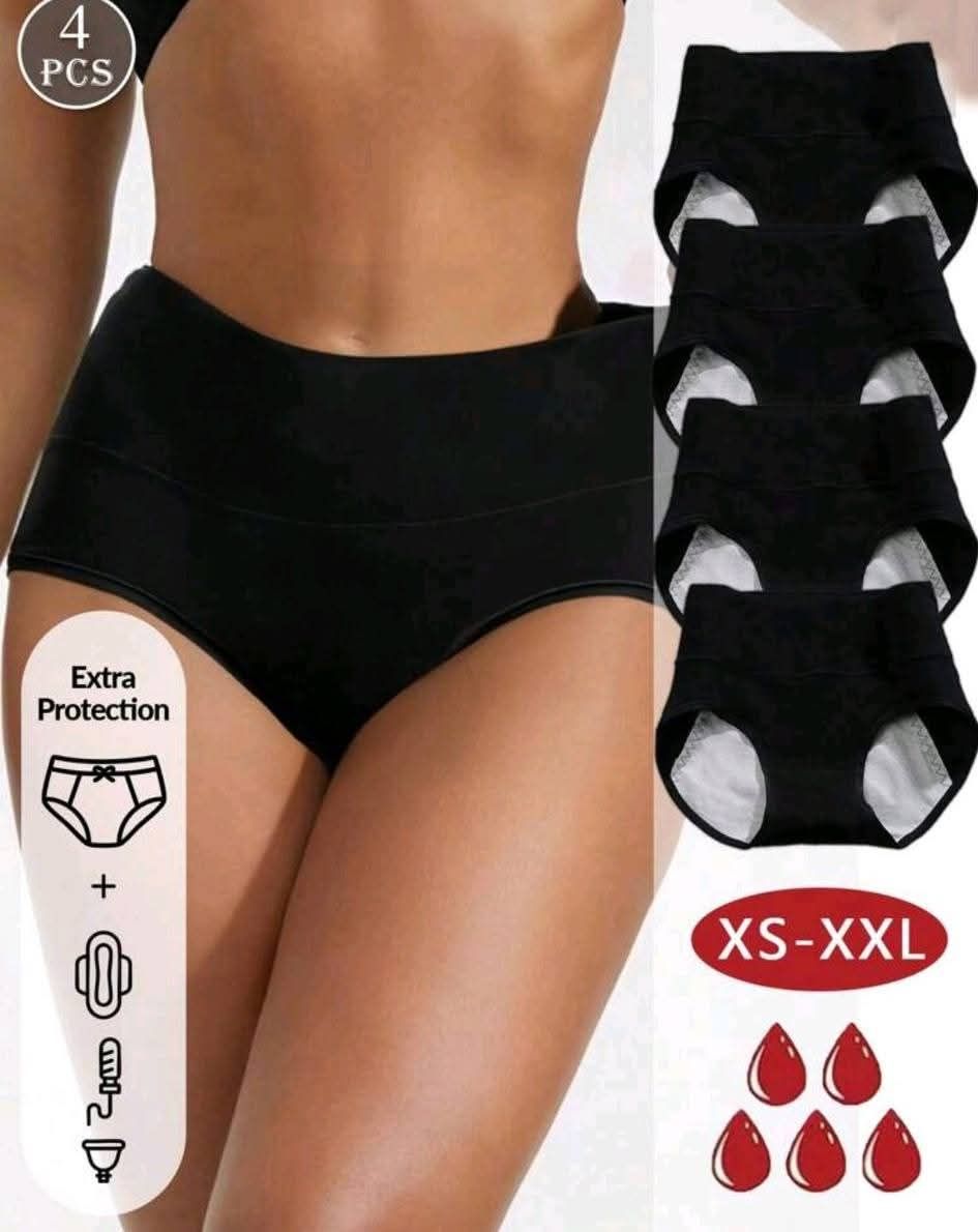 Ladies 4 Piece Leak-Proof  Underwear_4