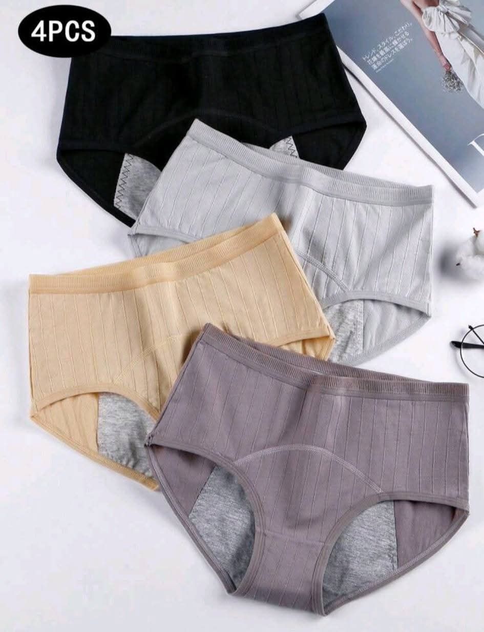 Ladies 4 Piece Leak-Proof  Underwear_2