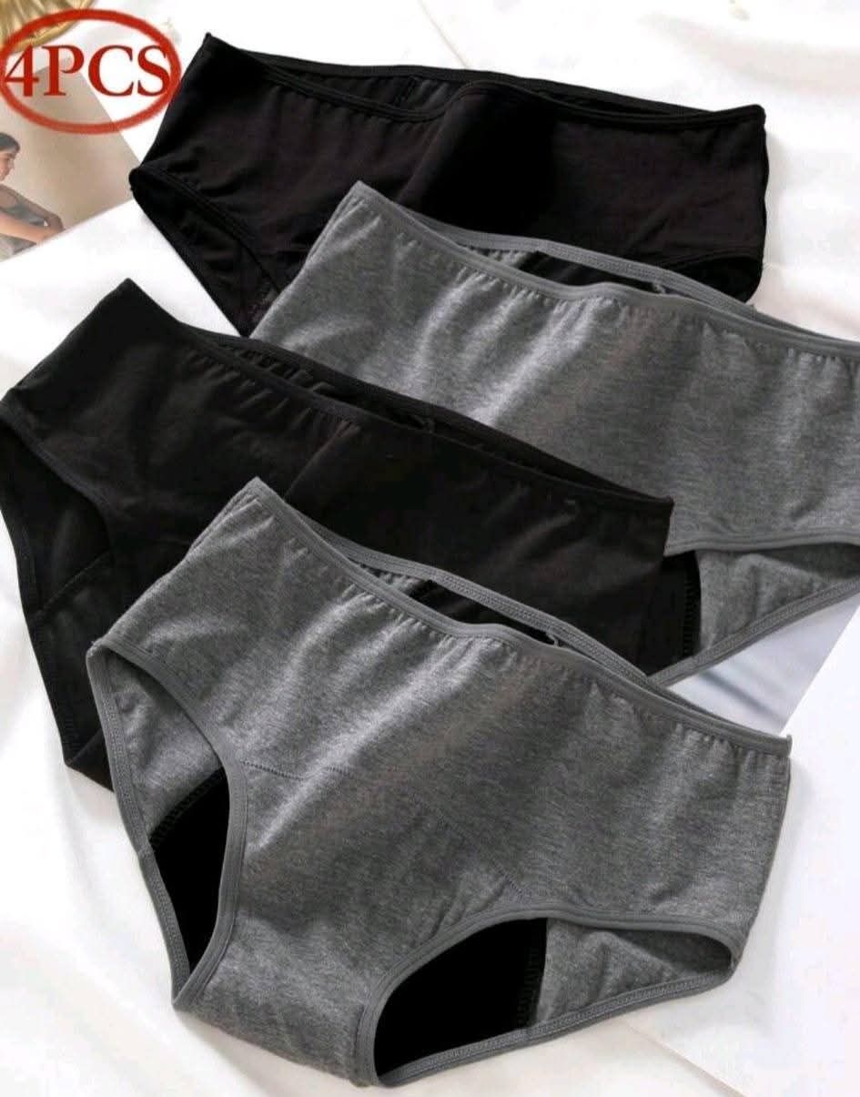 Ladies 4 Piece Leak-Proof  Underwear_3