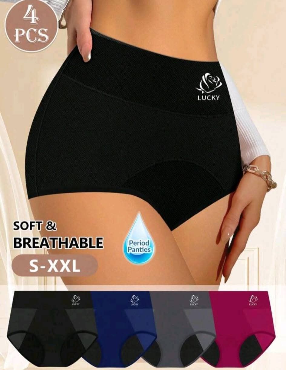 Ladies 4 Piece Leak-Proof  Underwear_7