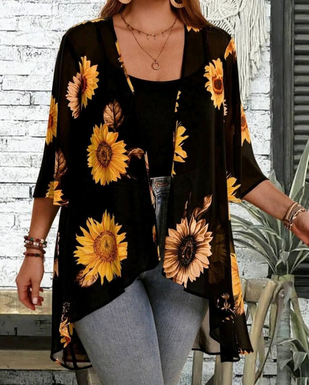 Ladies Plus Size Summer  Cardigans_1