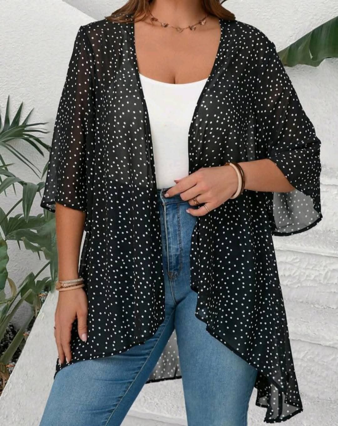 Ladies Plus Size Summer  Cardigans_2