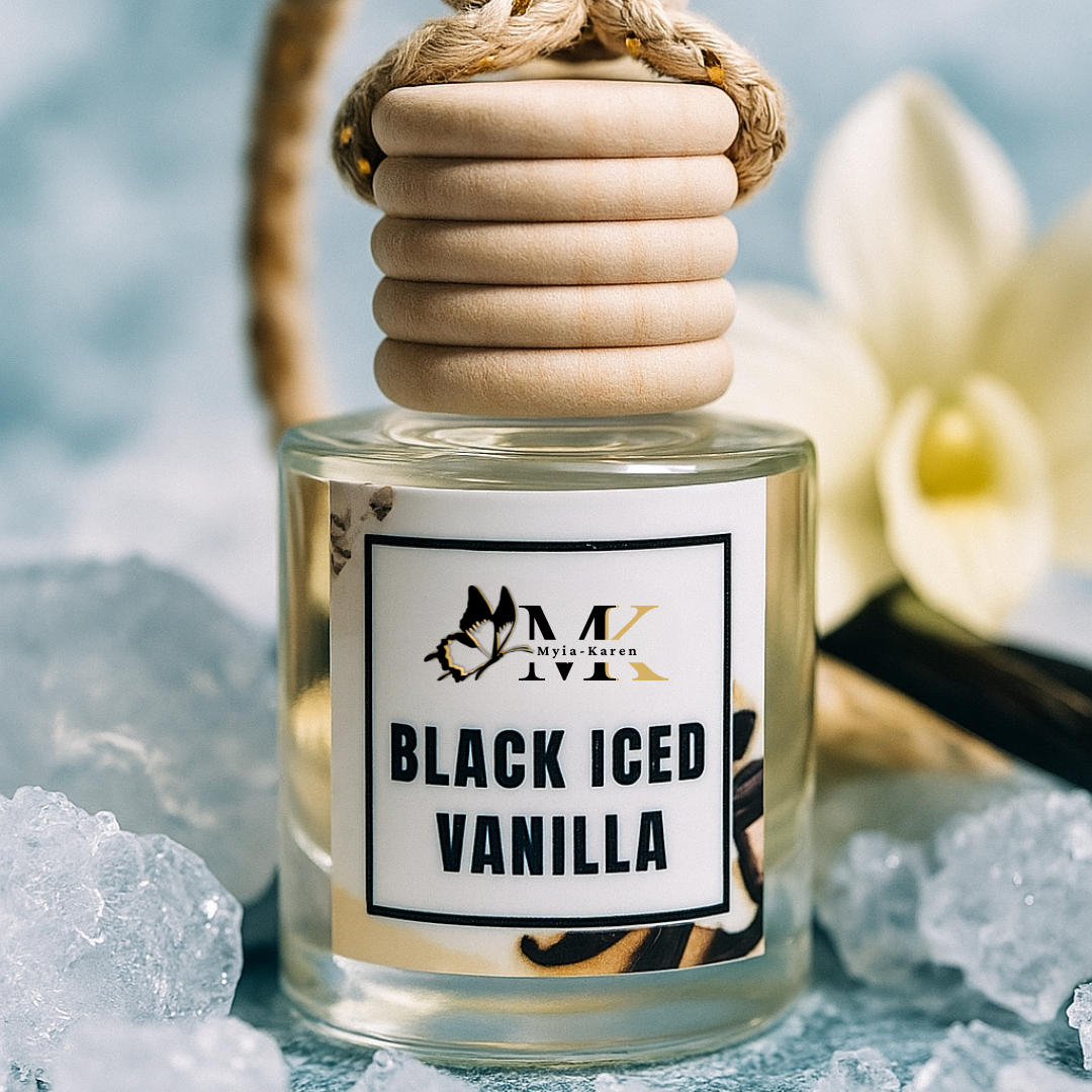 Black Iced Vanilla Car Freshener_0