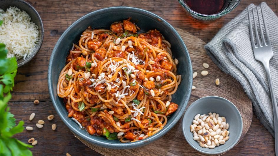 Vegan Tofu Bolonjez_0