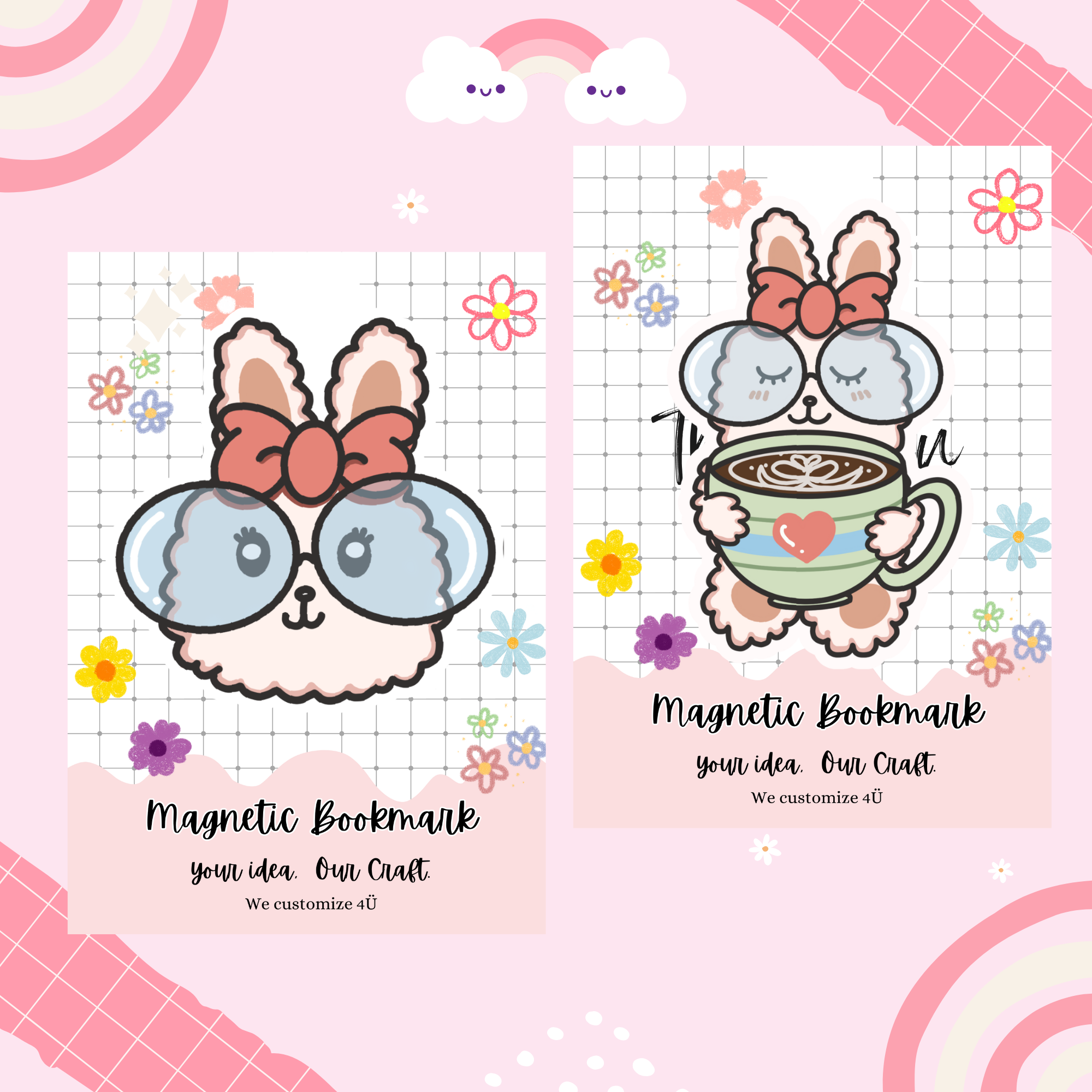 2pcs Magnetic Bookmarks  Sale Set #1_1