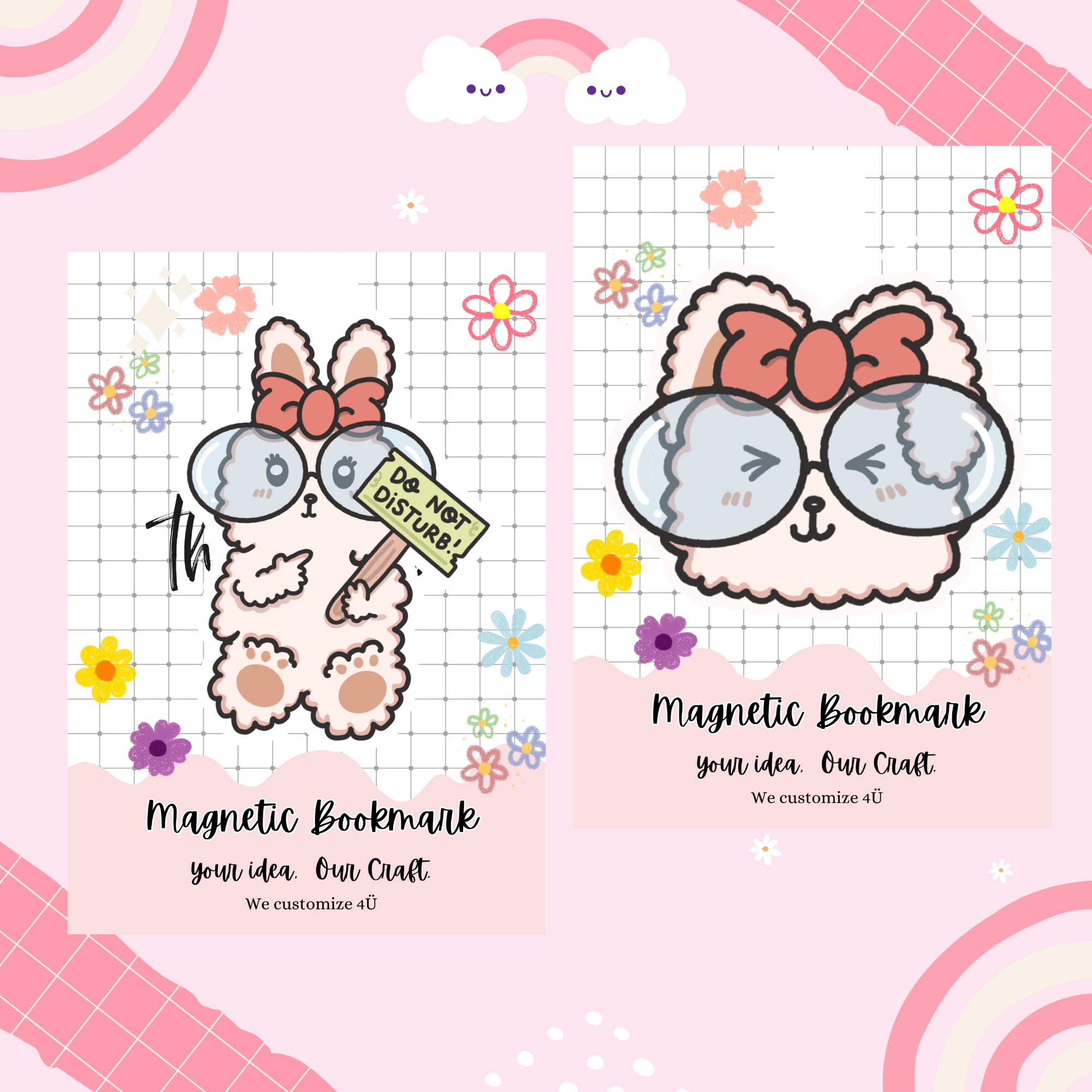 2pcs Magnetic Bookmarks  Sale Set #1_0