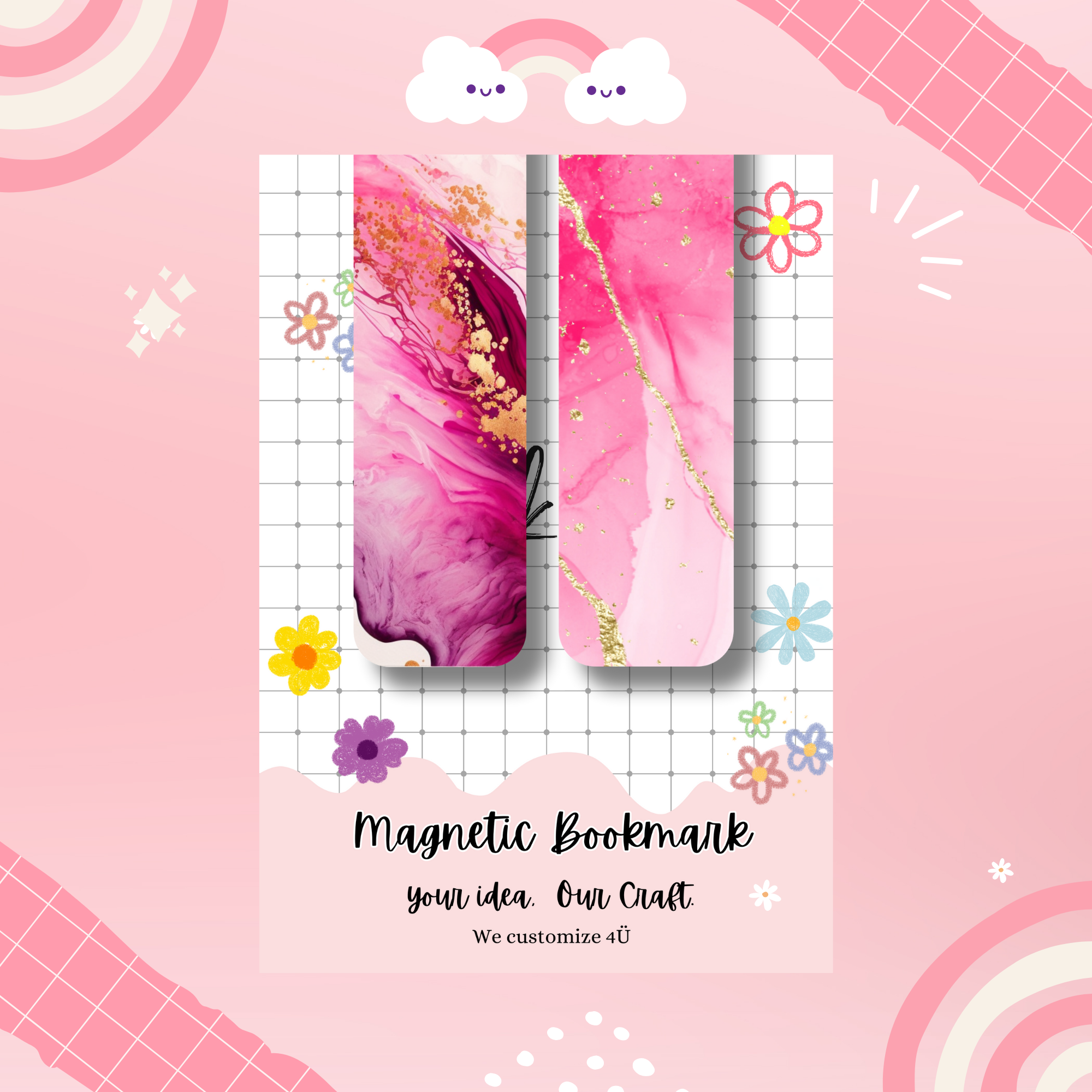 2pcs Magnetic Bookmarks  Sale Set #2_6