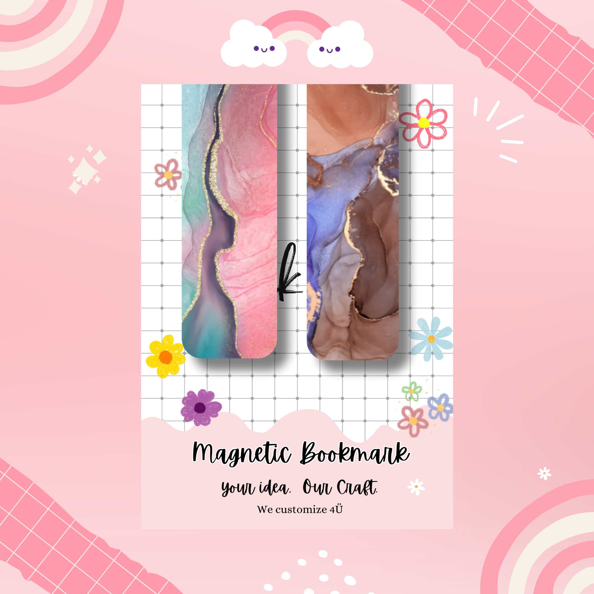 2pcs Magnetic Bookmarks  Sale Set #2_5