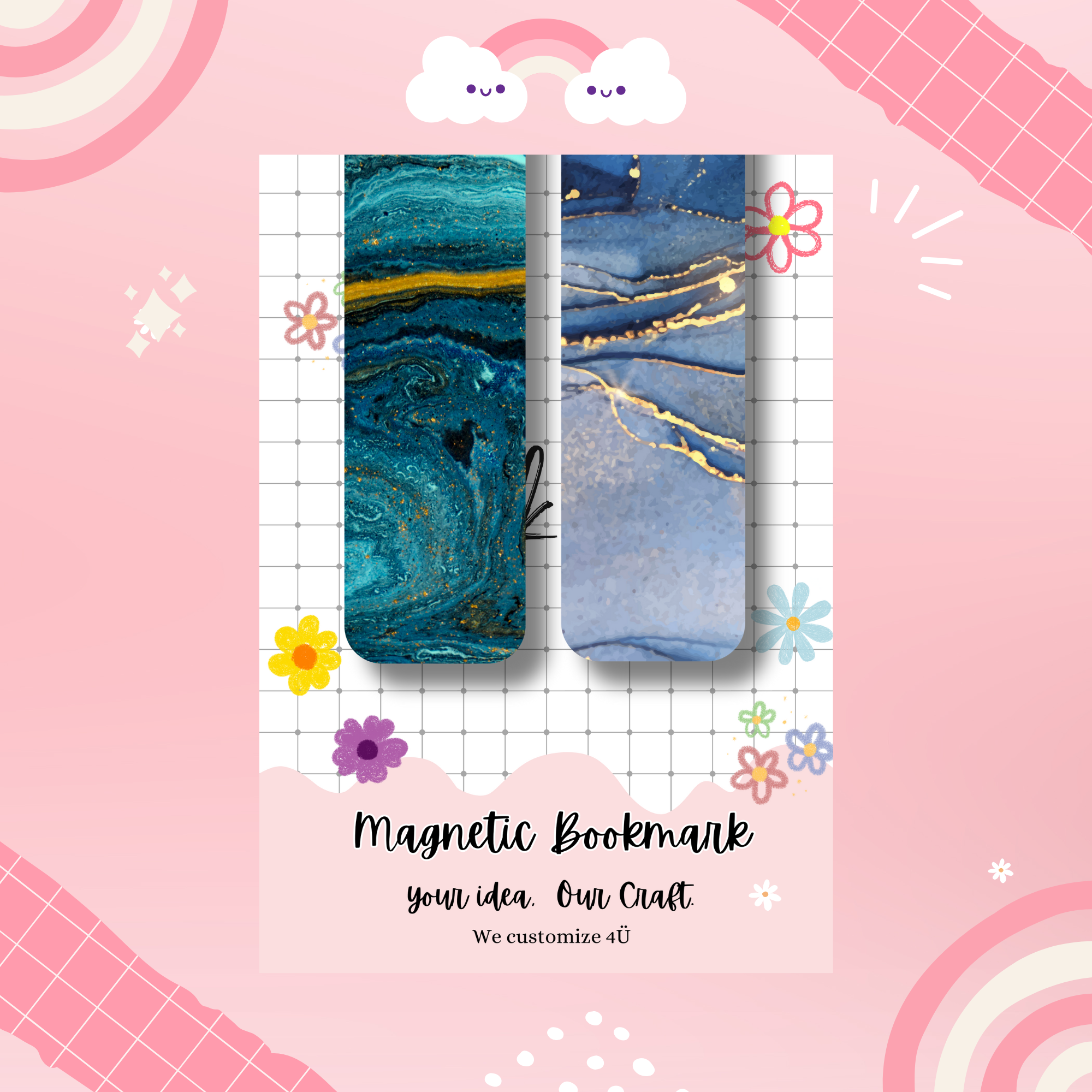 2pcs Magnetic Bookmarks  Sale Set #2_1